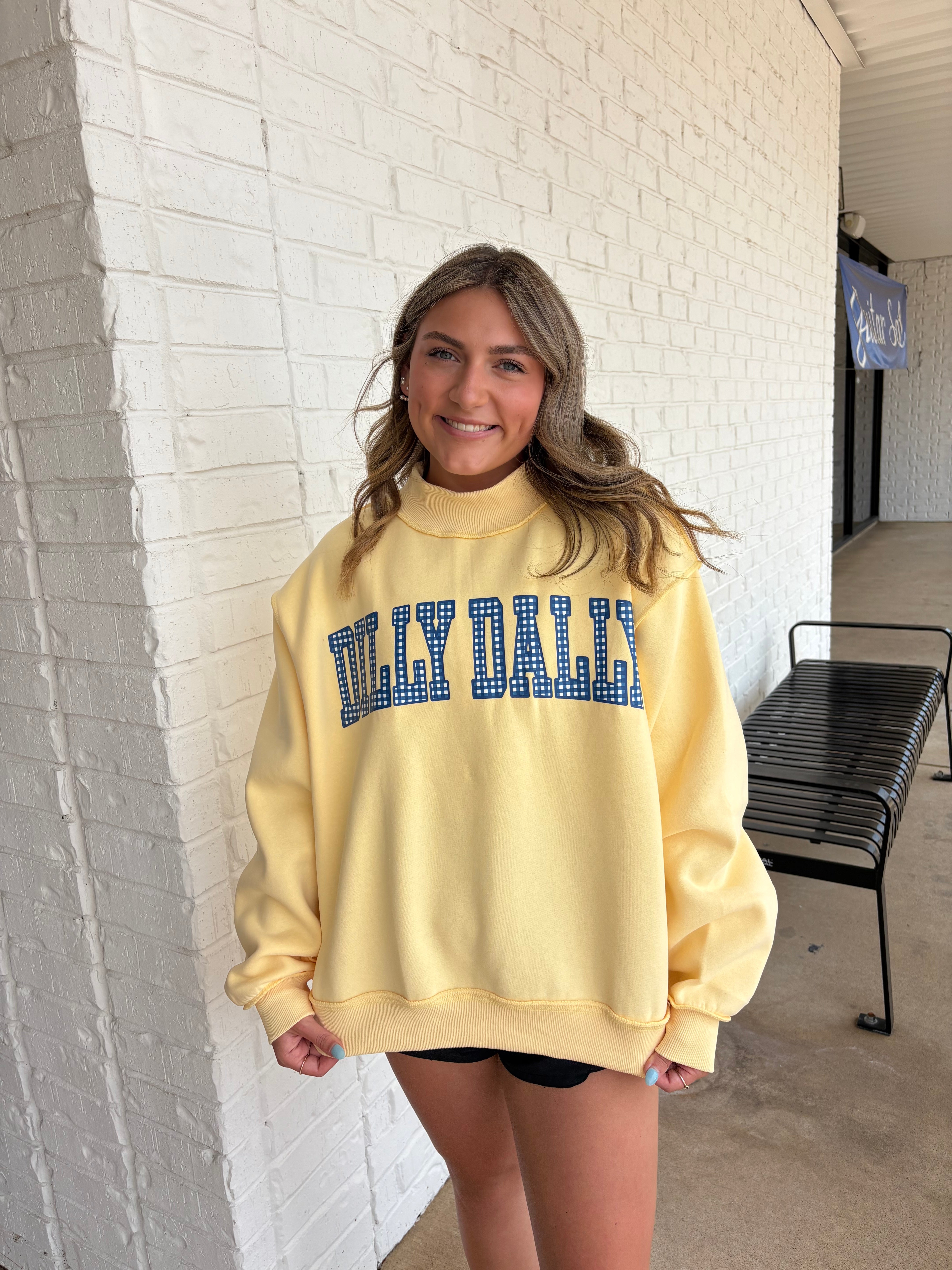 DILLYDALLY Reversible Mock Neck