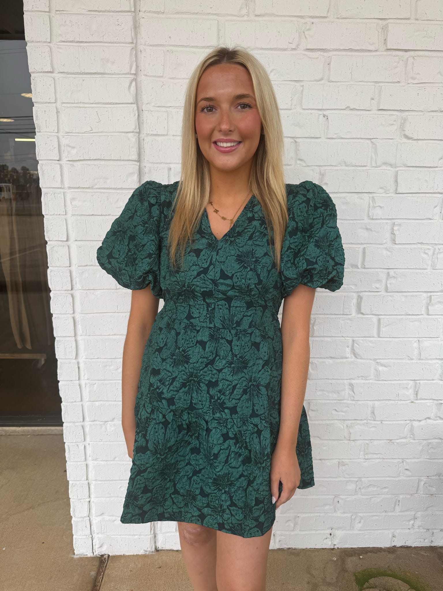 Holly Jacquard Tiered Dress