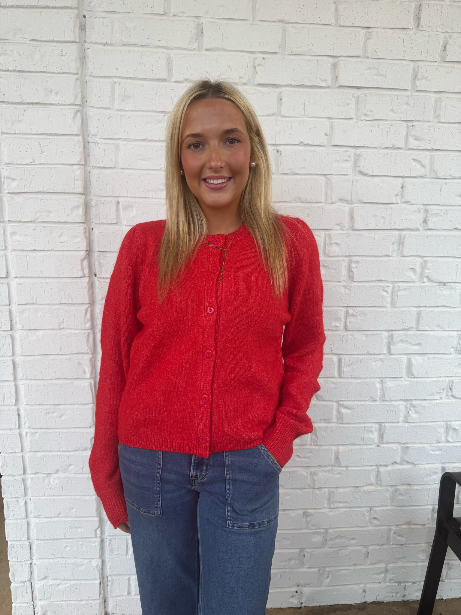 Ruby Red Cardigan