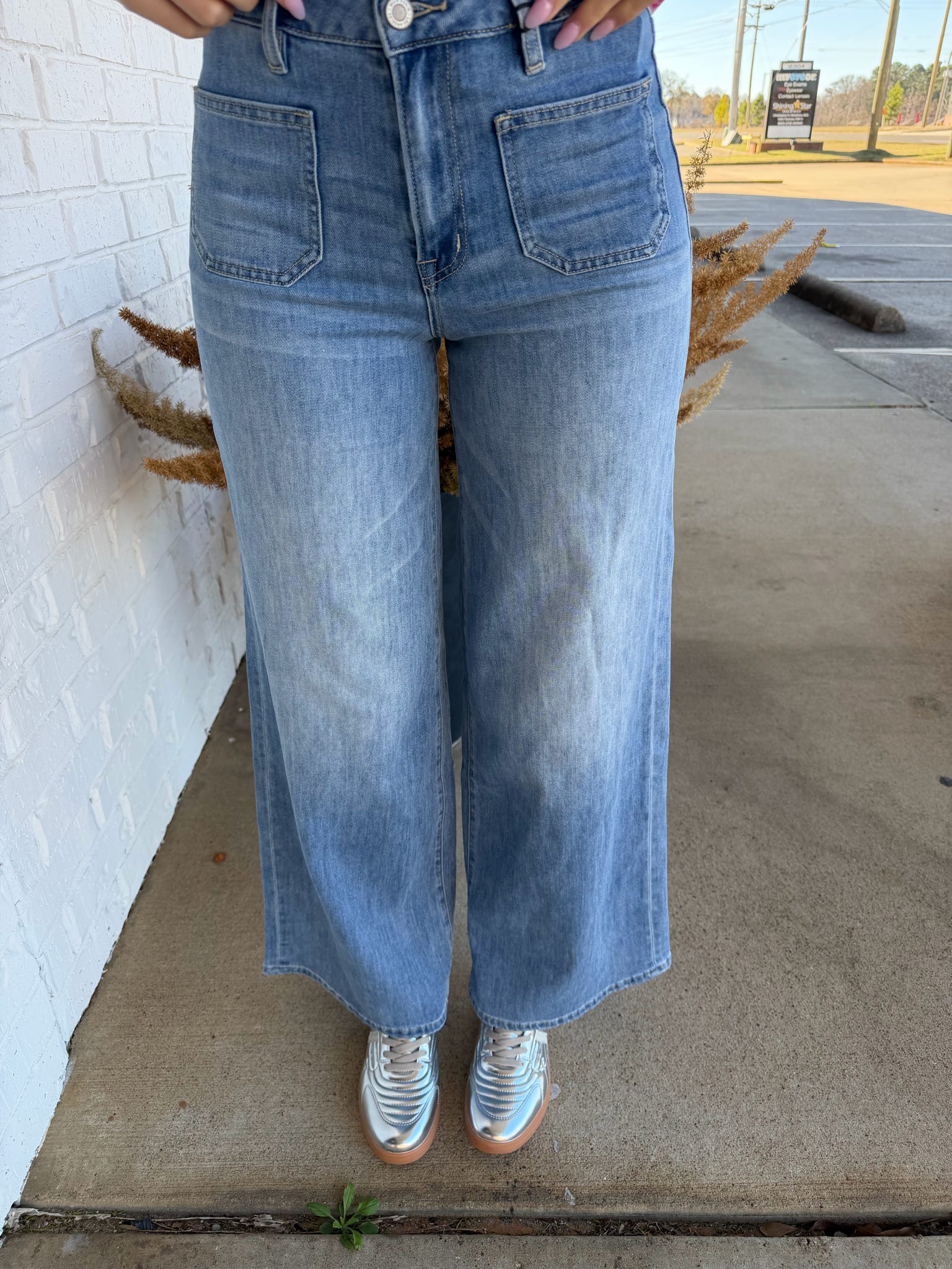 Mica High Rise Wide Leg Jeans