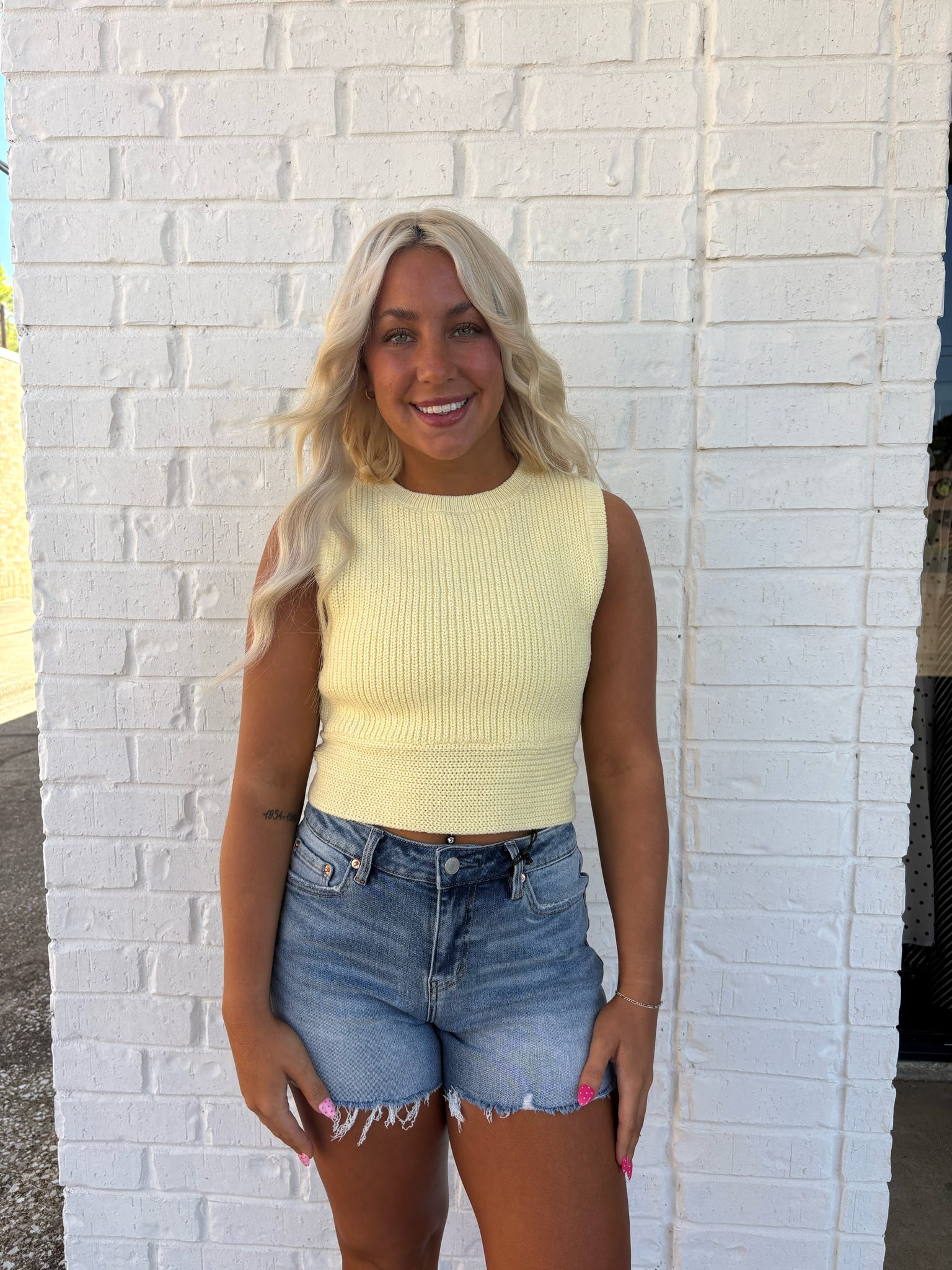 Mica High Rise Cutt Off Shorts
