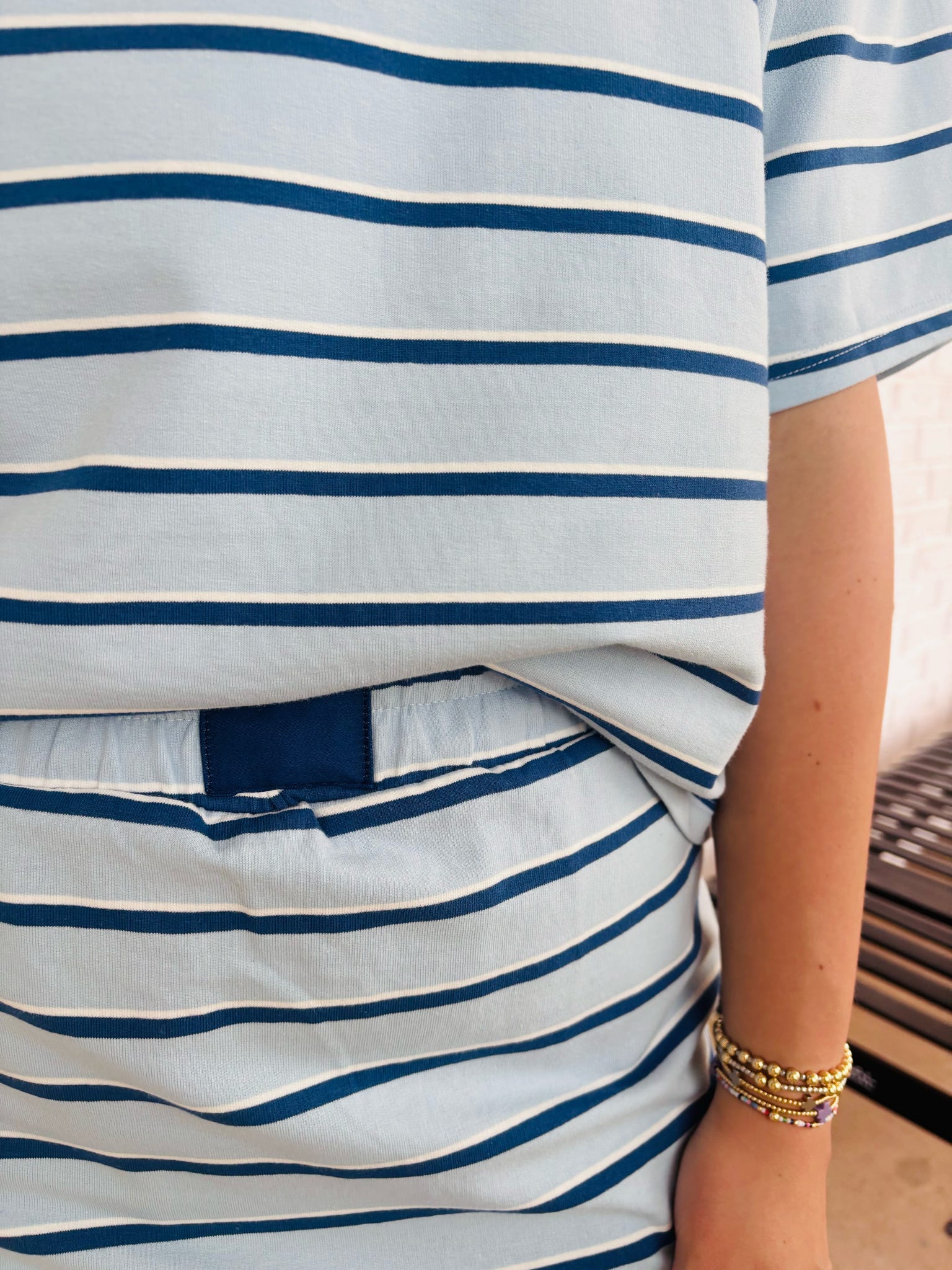 Striped Skort Set