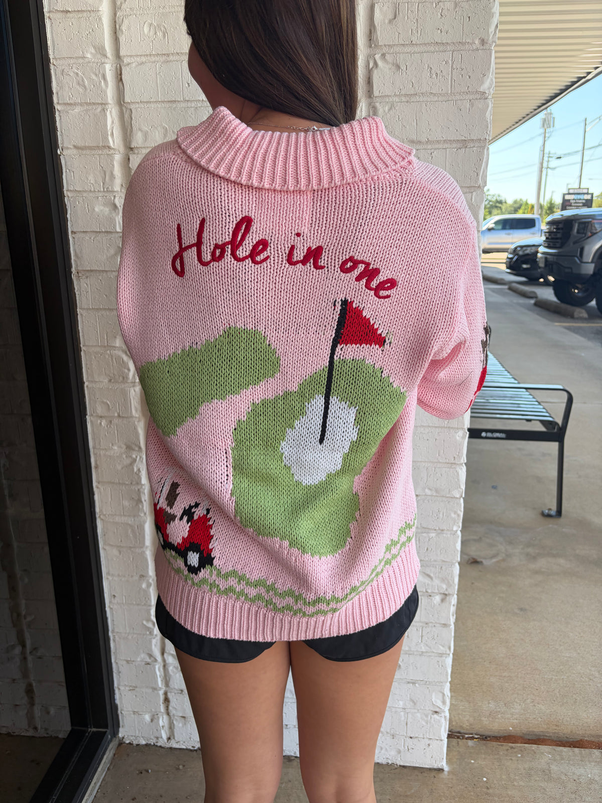 Hole In One Knit Sweater