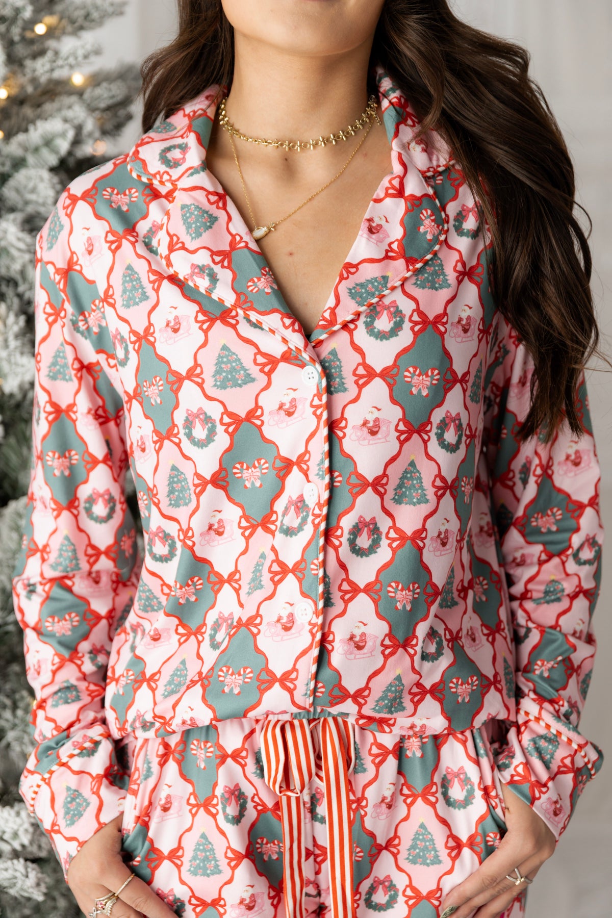 Santa's Candycane PJ Set