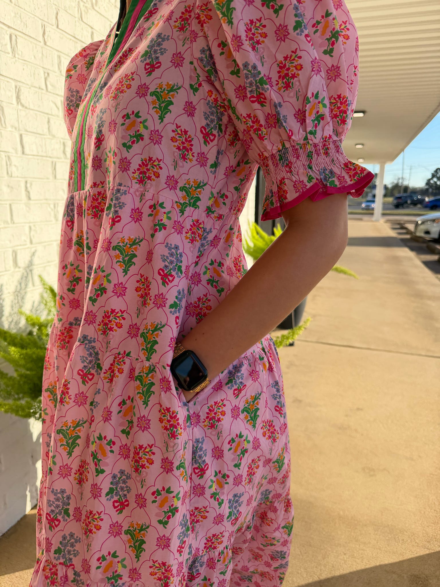 Entro Garden Party Midi Dress