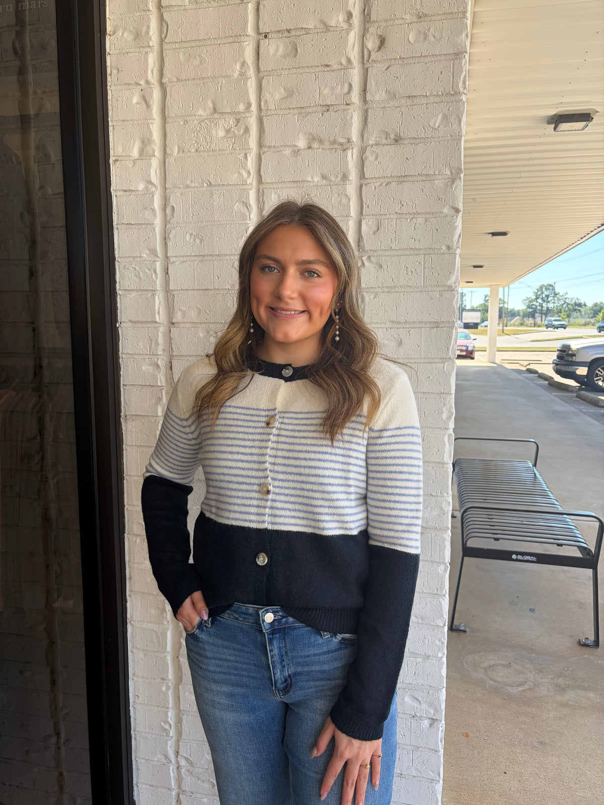 Color Block Cardigan