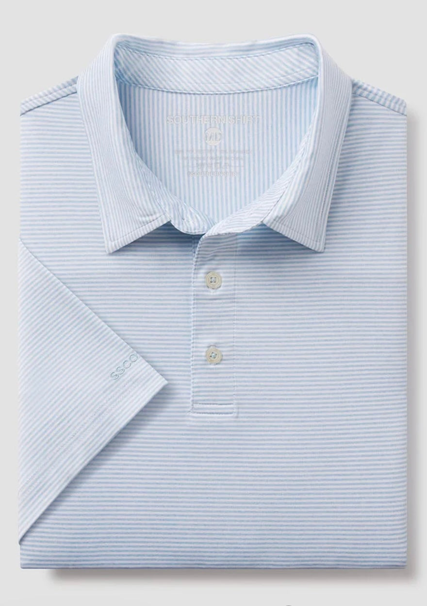 Southen Shirt Heather Madison Stripe Polo