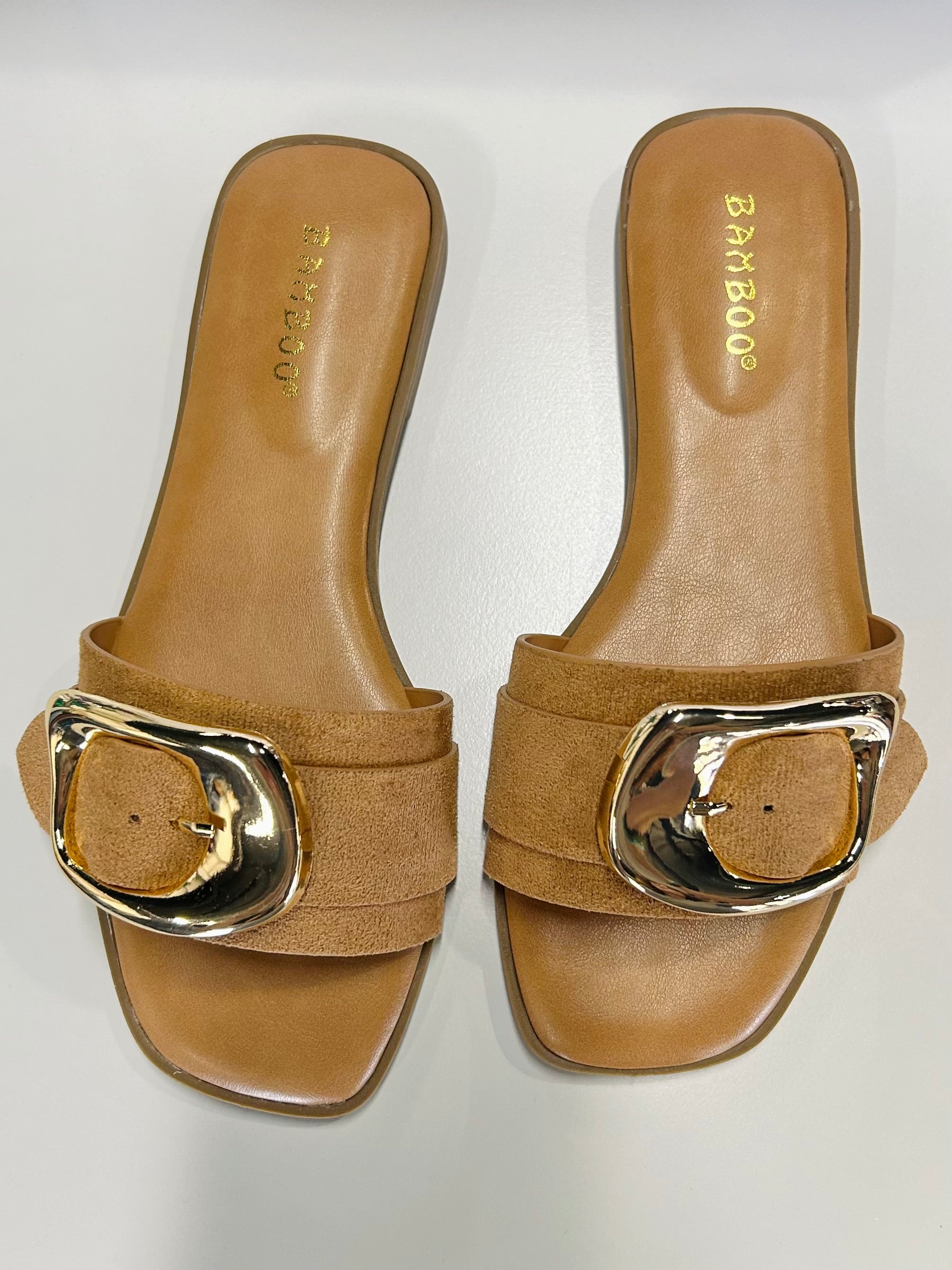 Fall Flats with Gold Buckle