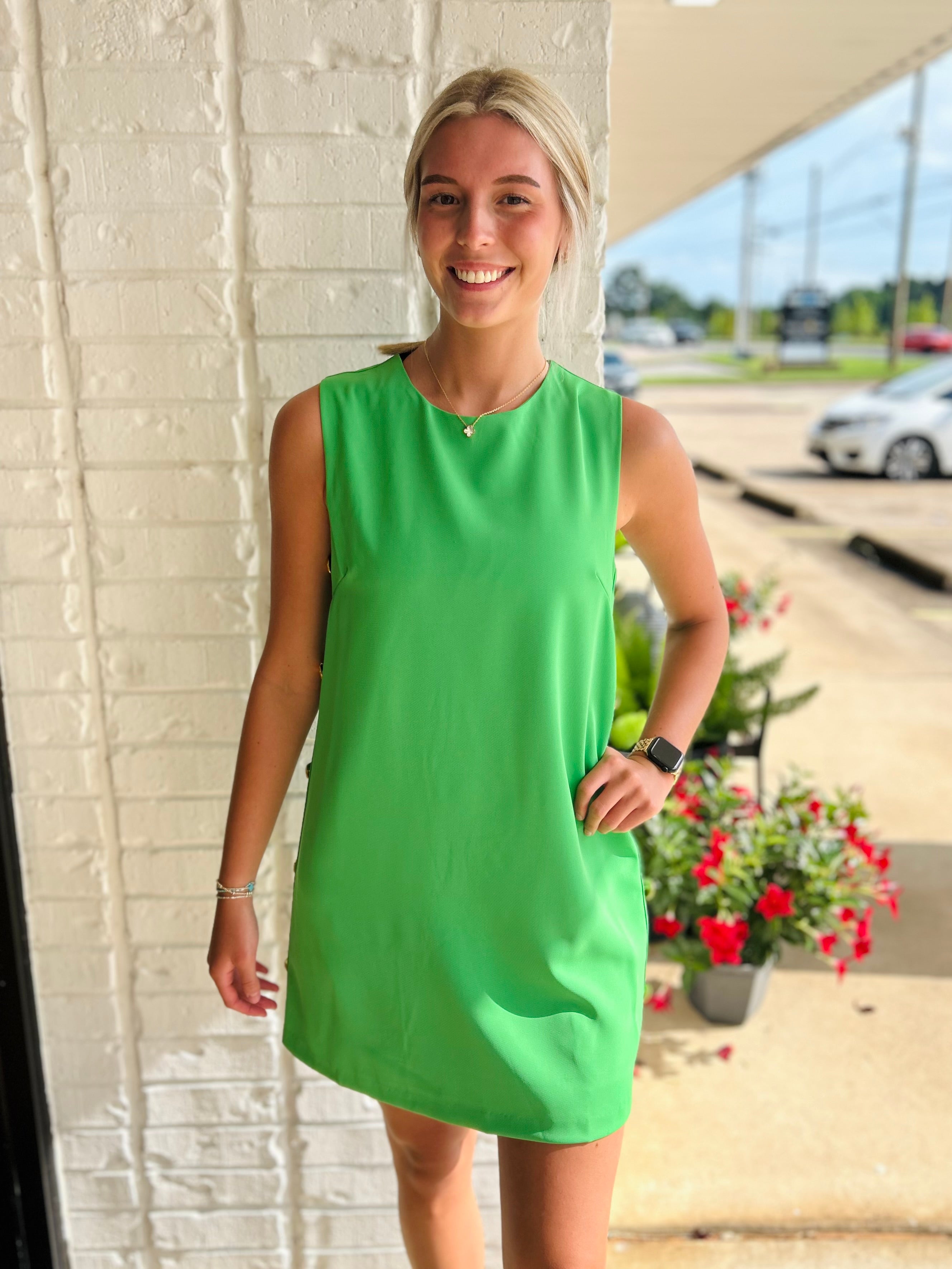 Monaco Sleeveless Shift Mini Dress