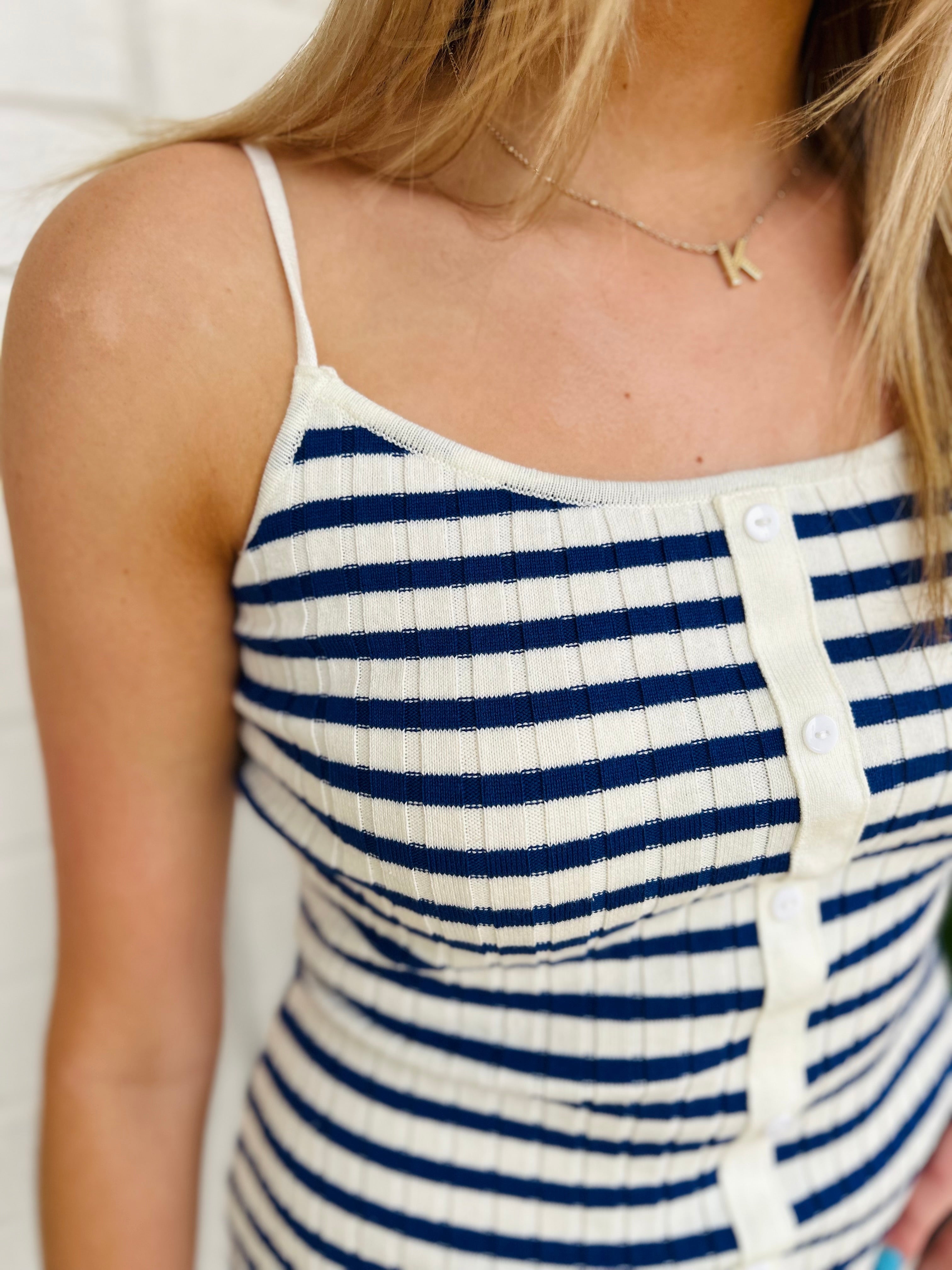 Carolina Adjustable Strap Mini Sweater Dress