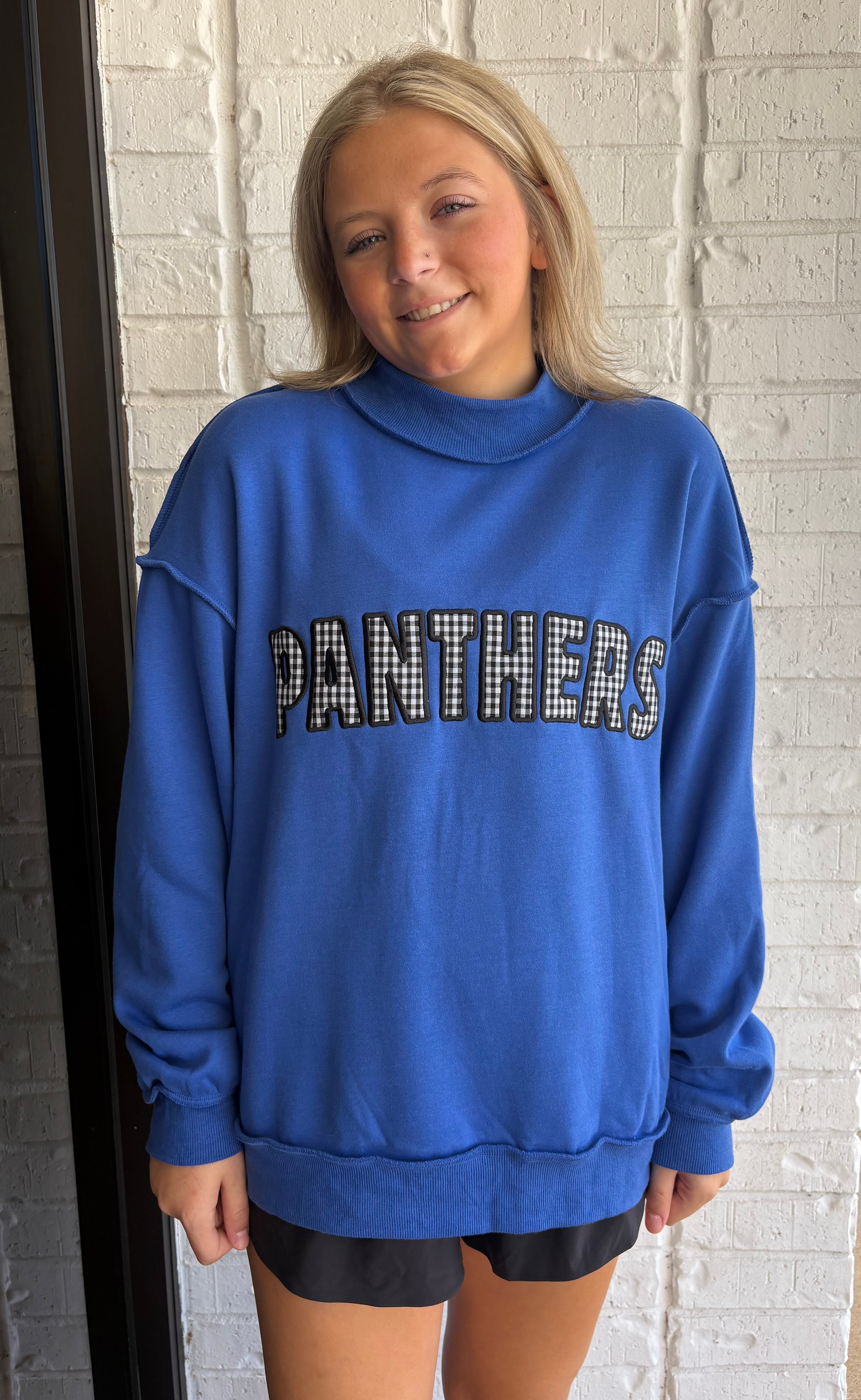 School Spirit Mockneck Sweatshirt