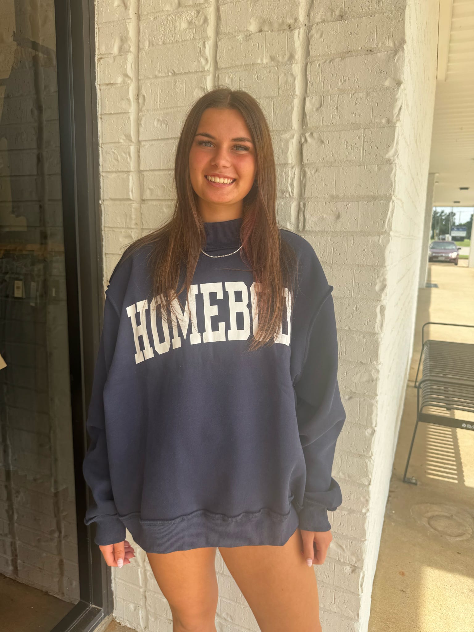 Reversible Homebody Mock Neck Sweatshirt