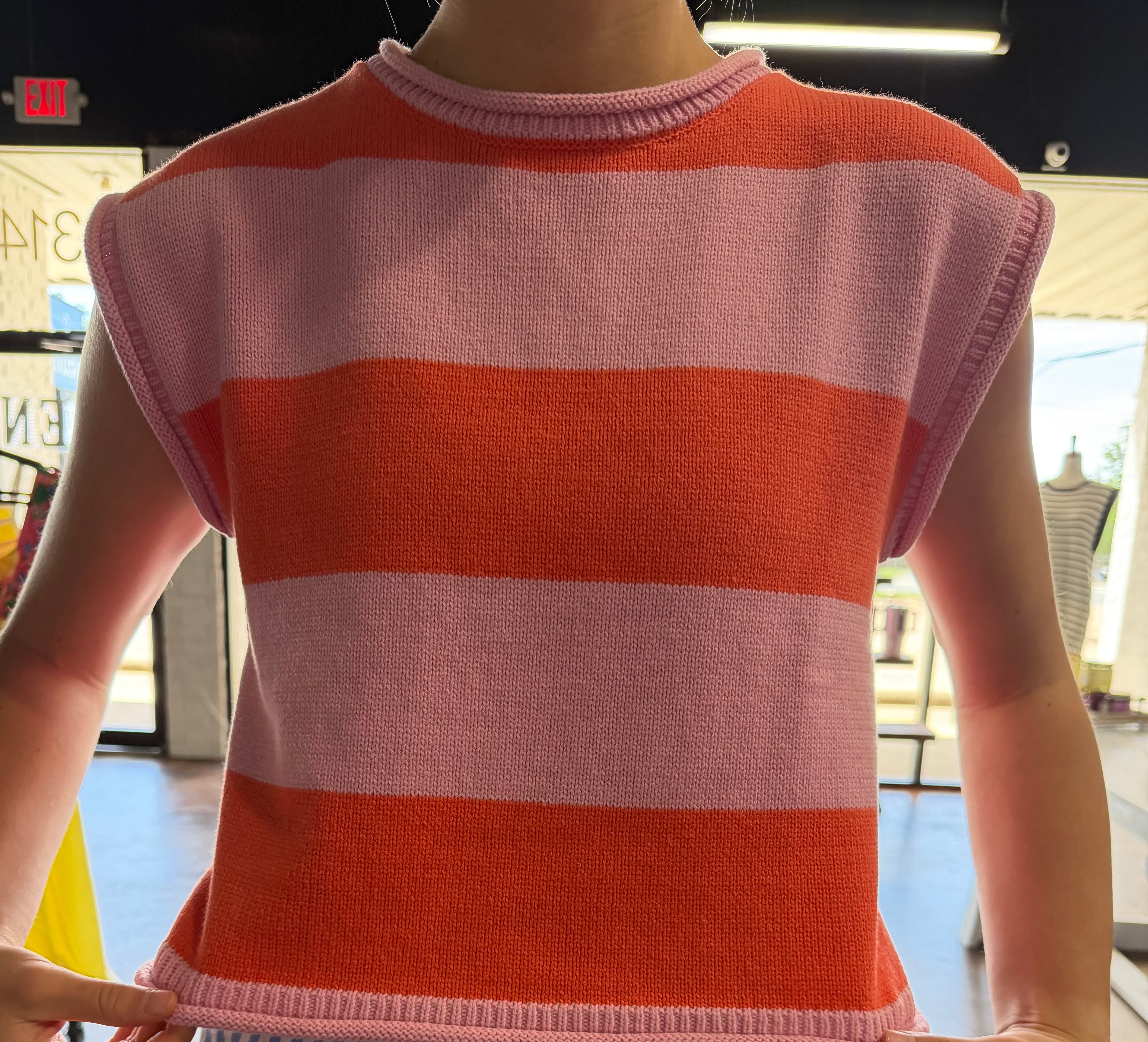 Cora Striped Knit Sweater