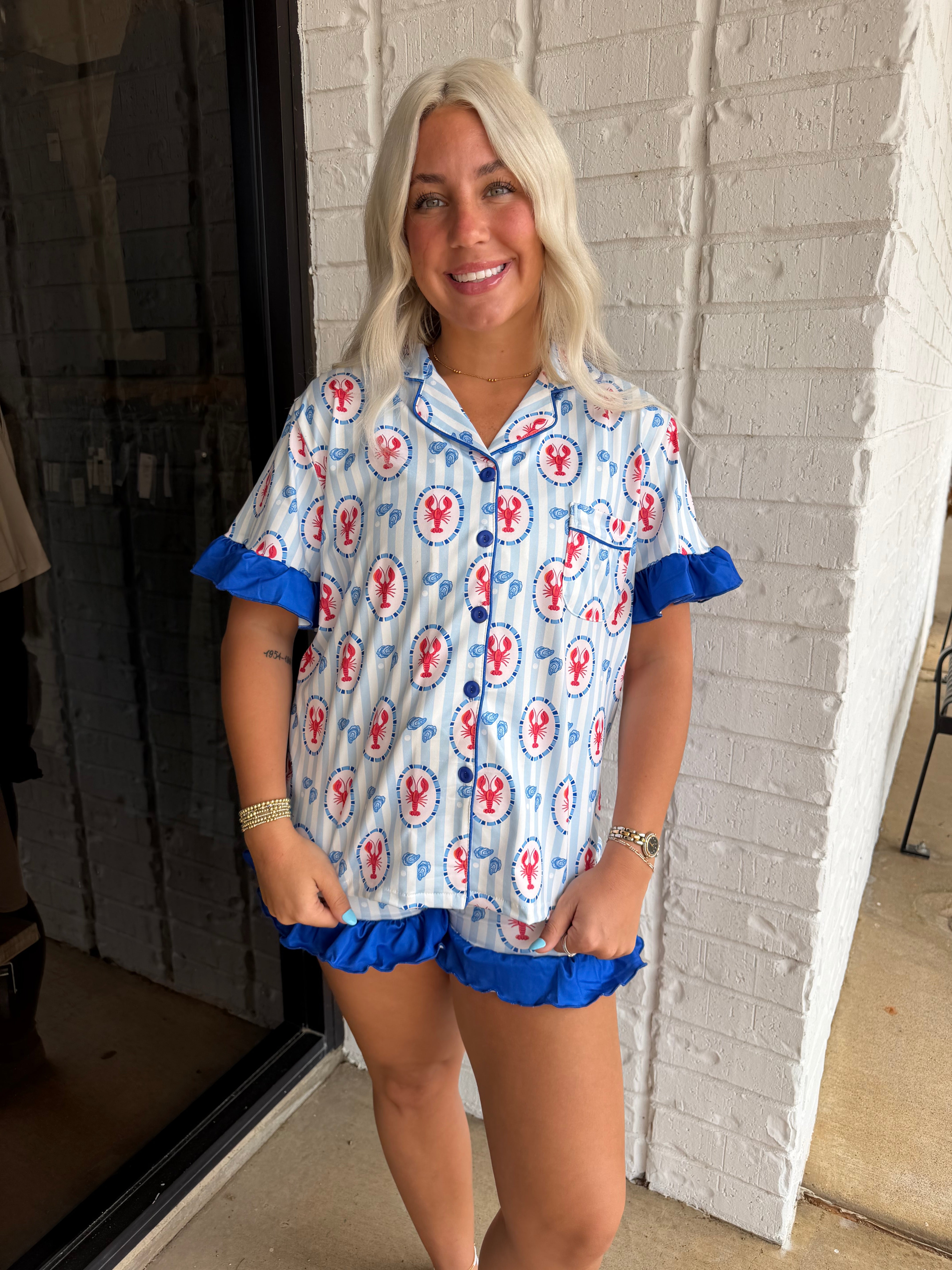 Darling Effect Pajama Shorts Set