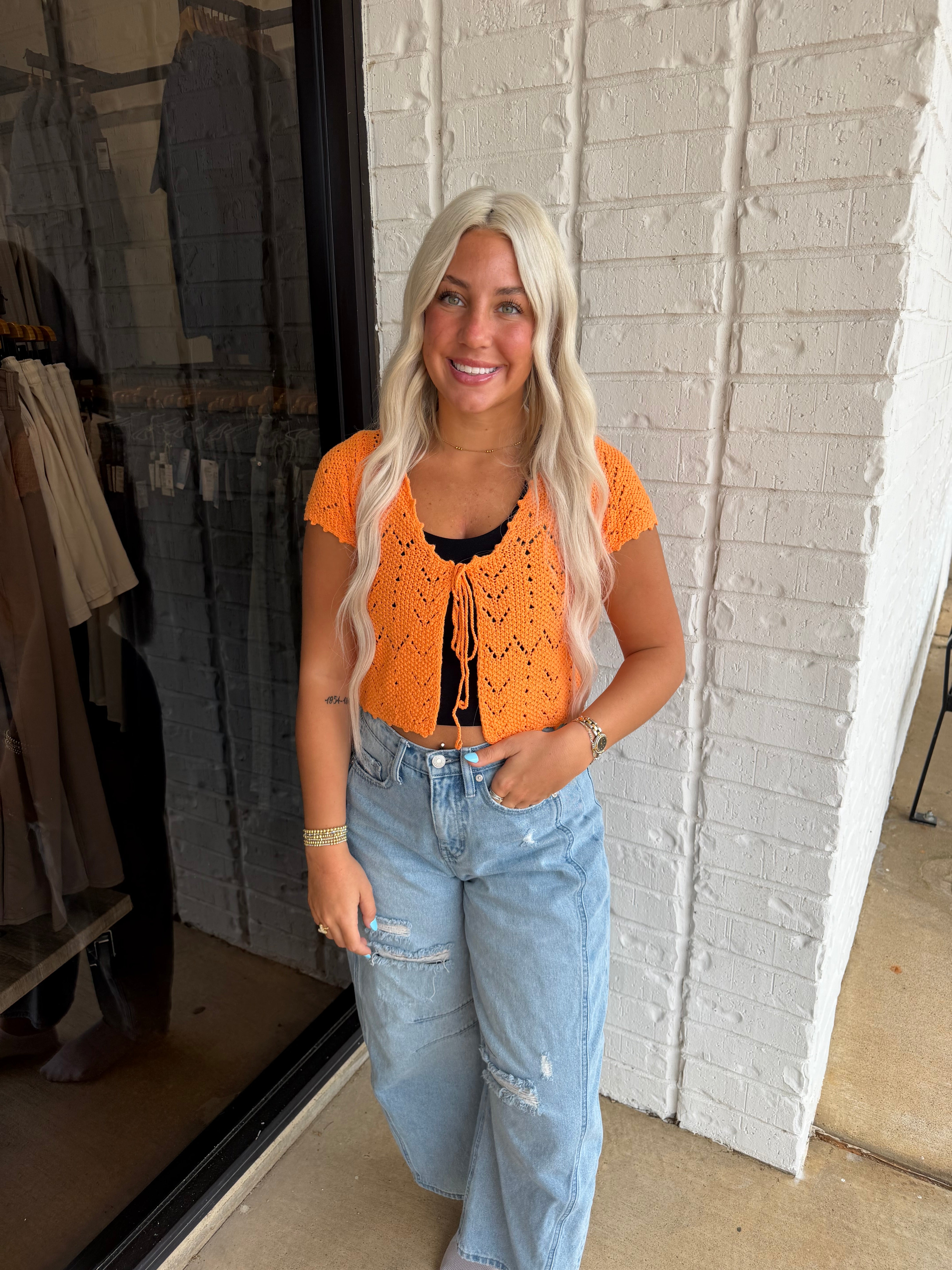 Kailynn Tie Front Top