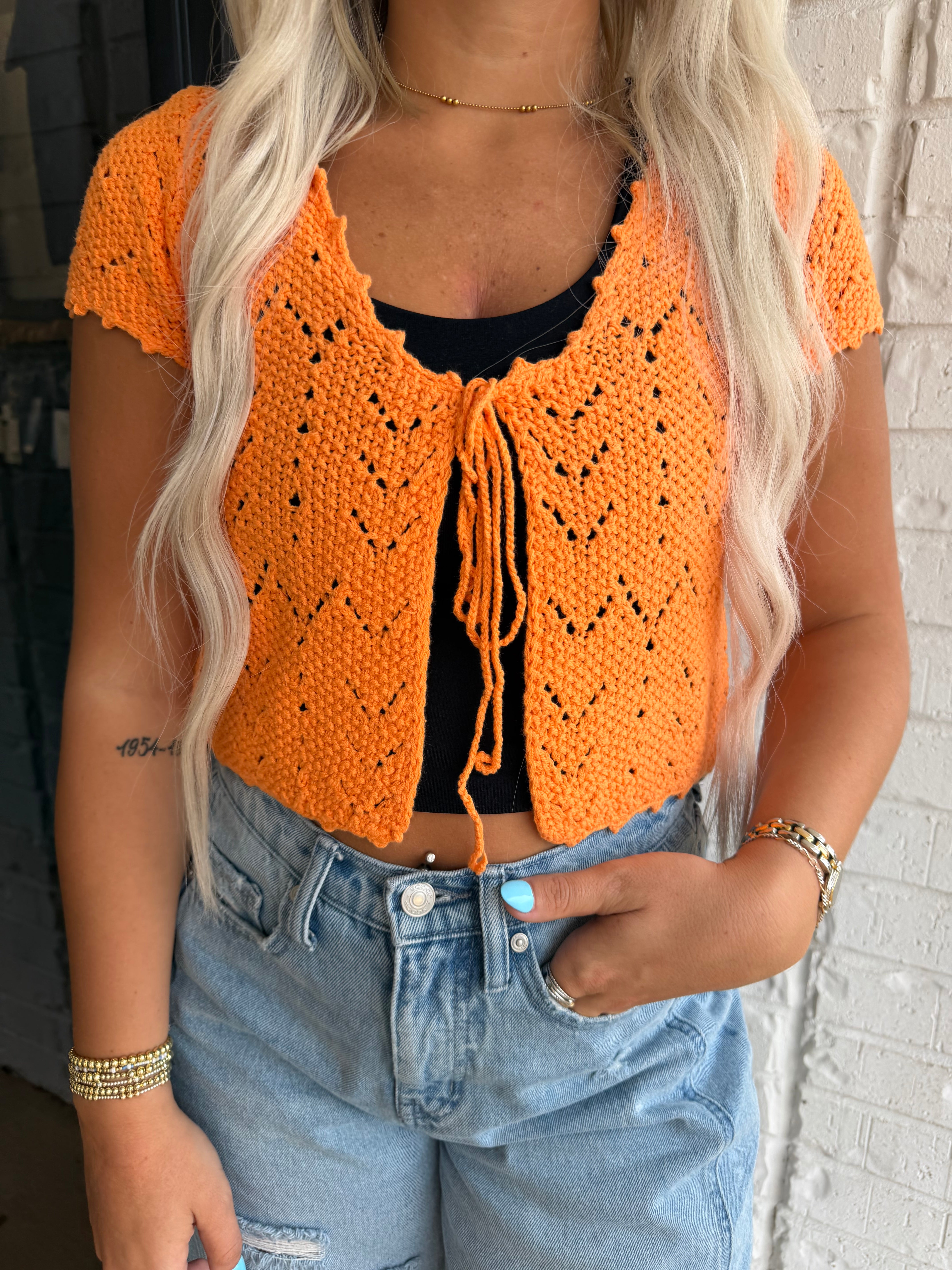 Kailynn Tie Front Top