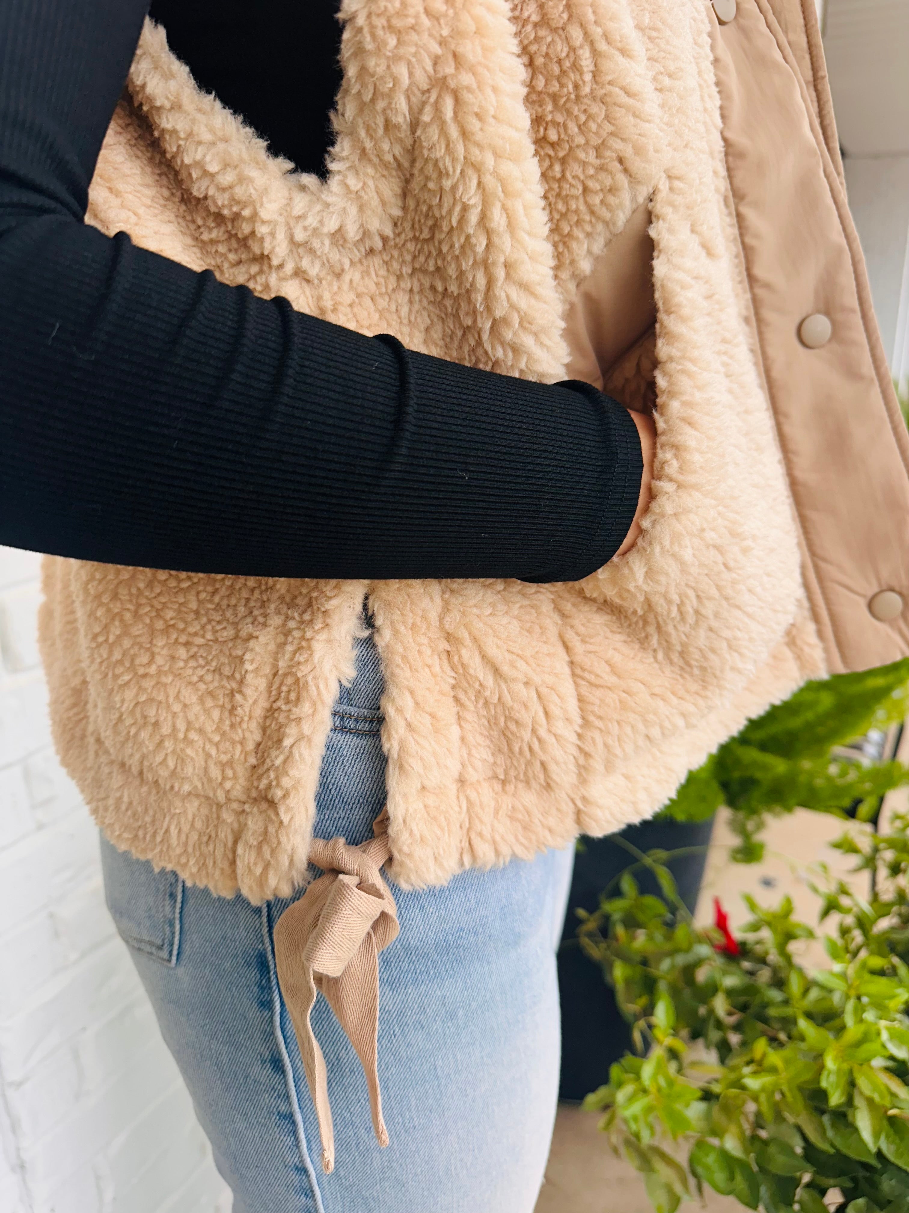 Teddy Vest Jacket