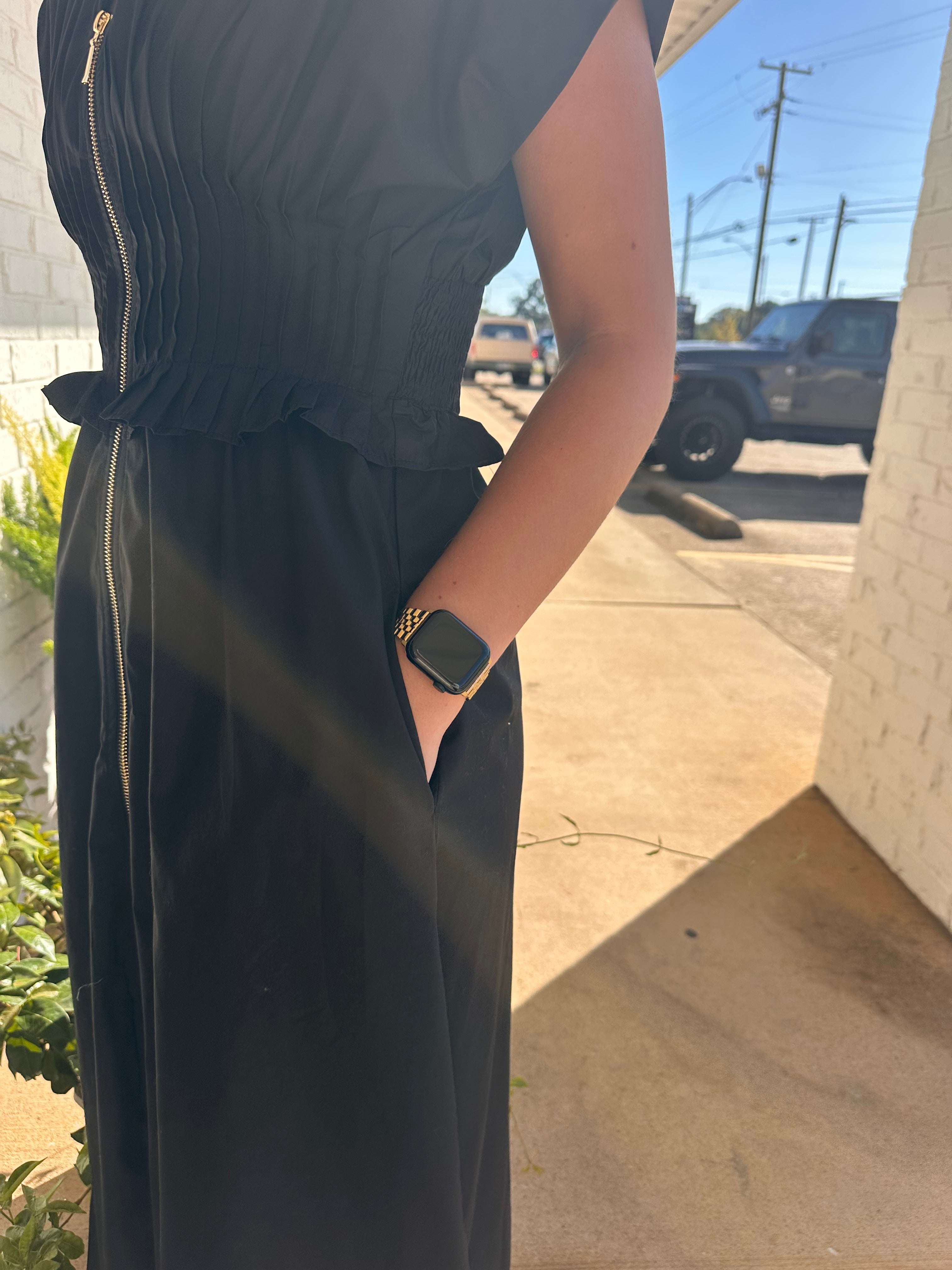 Jessica 2.0 Zip Up Midi Dress