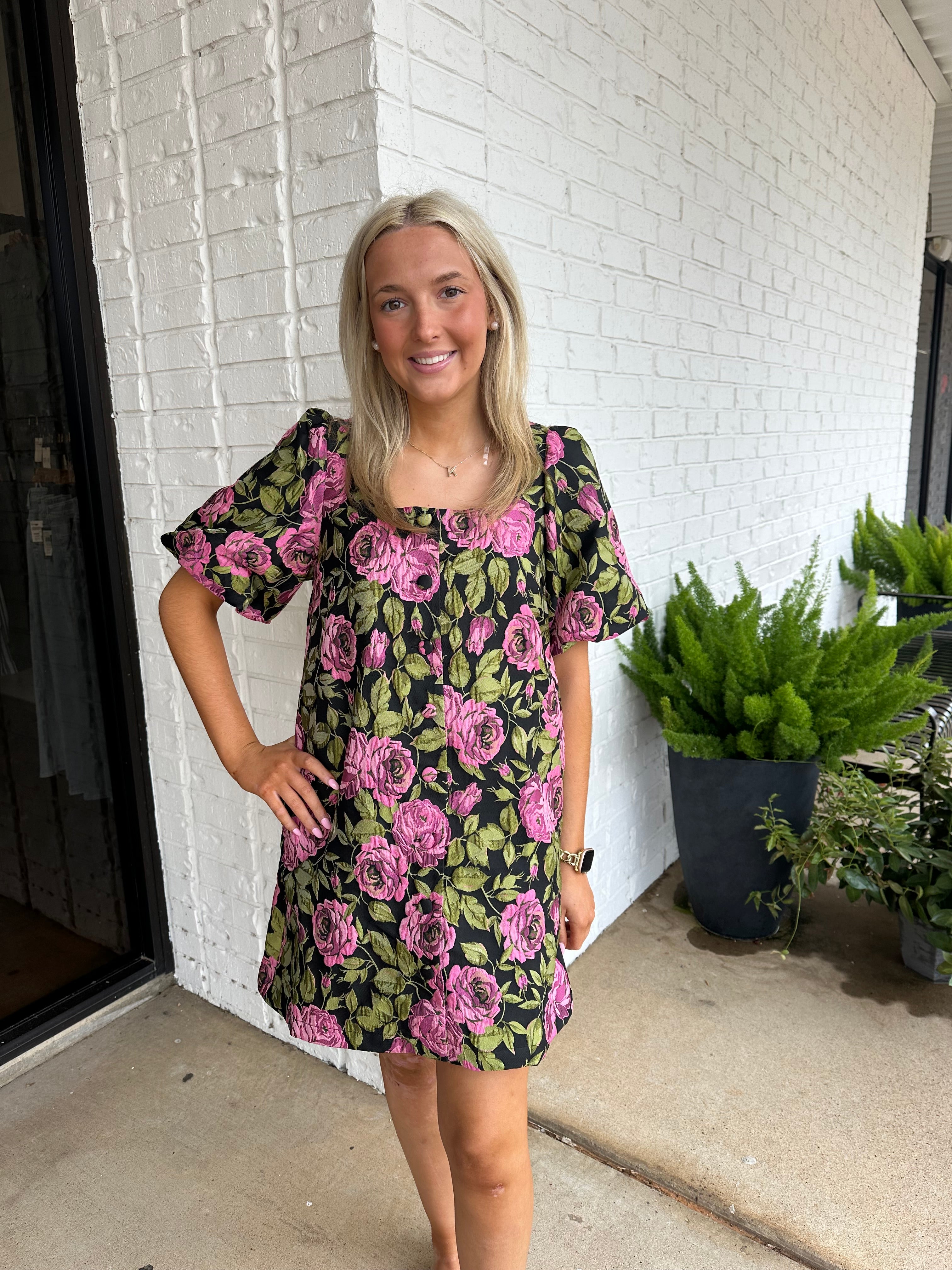 Alexandria Jacquard Dress