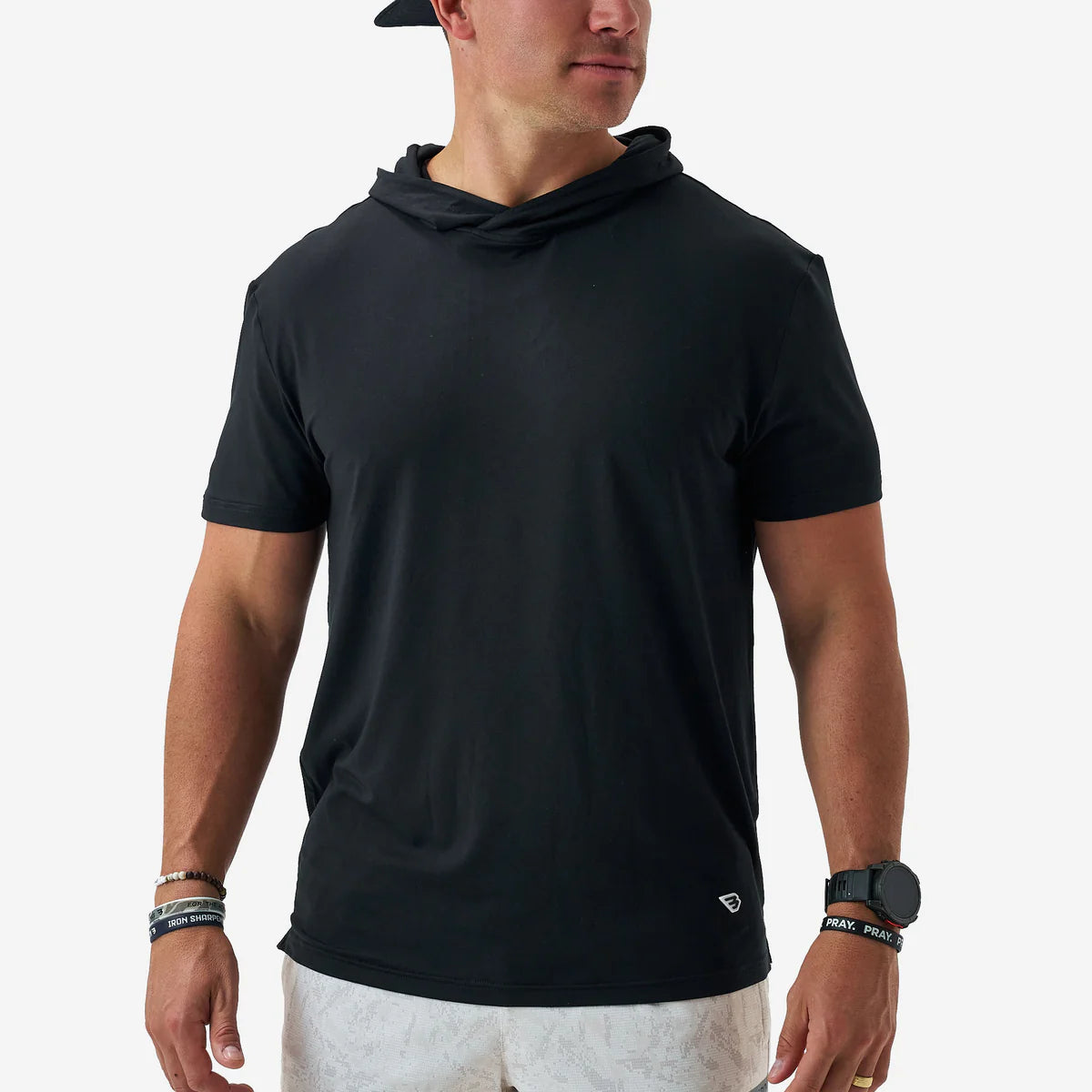 Burlebo Short Sleeve Performance Hoodie