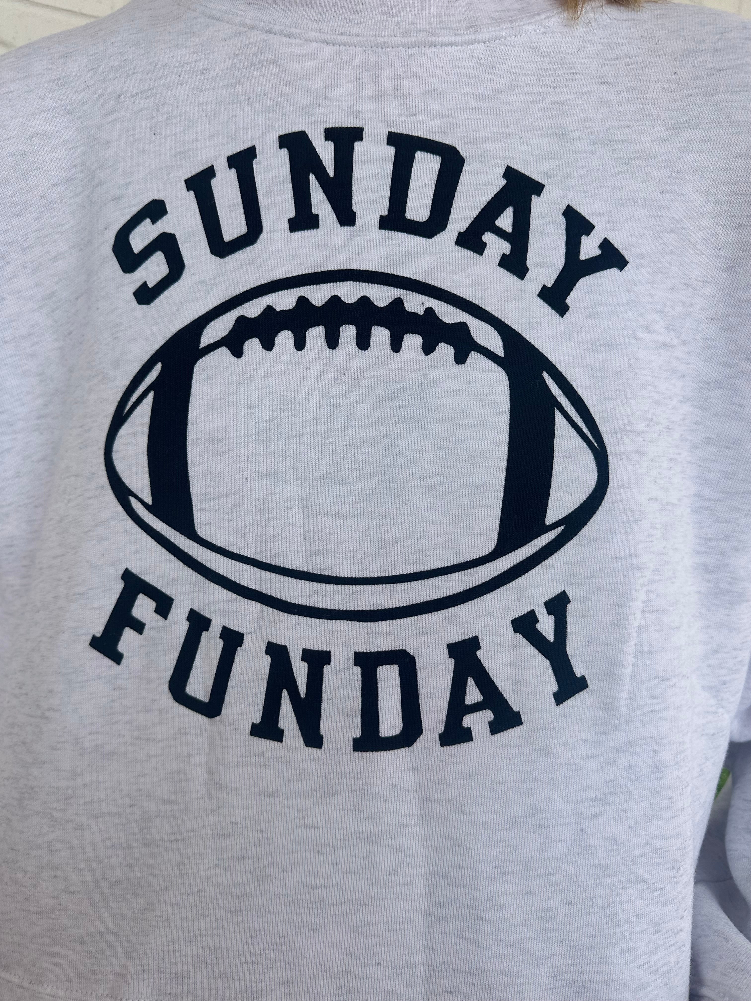 Sunday Funday Cropped Sweatshirt