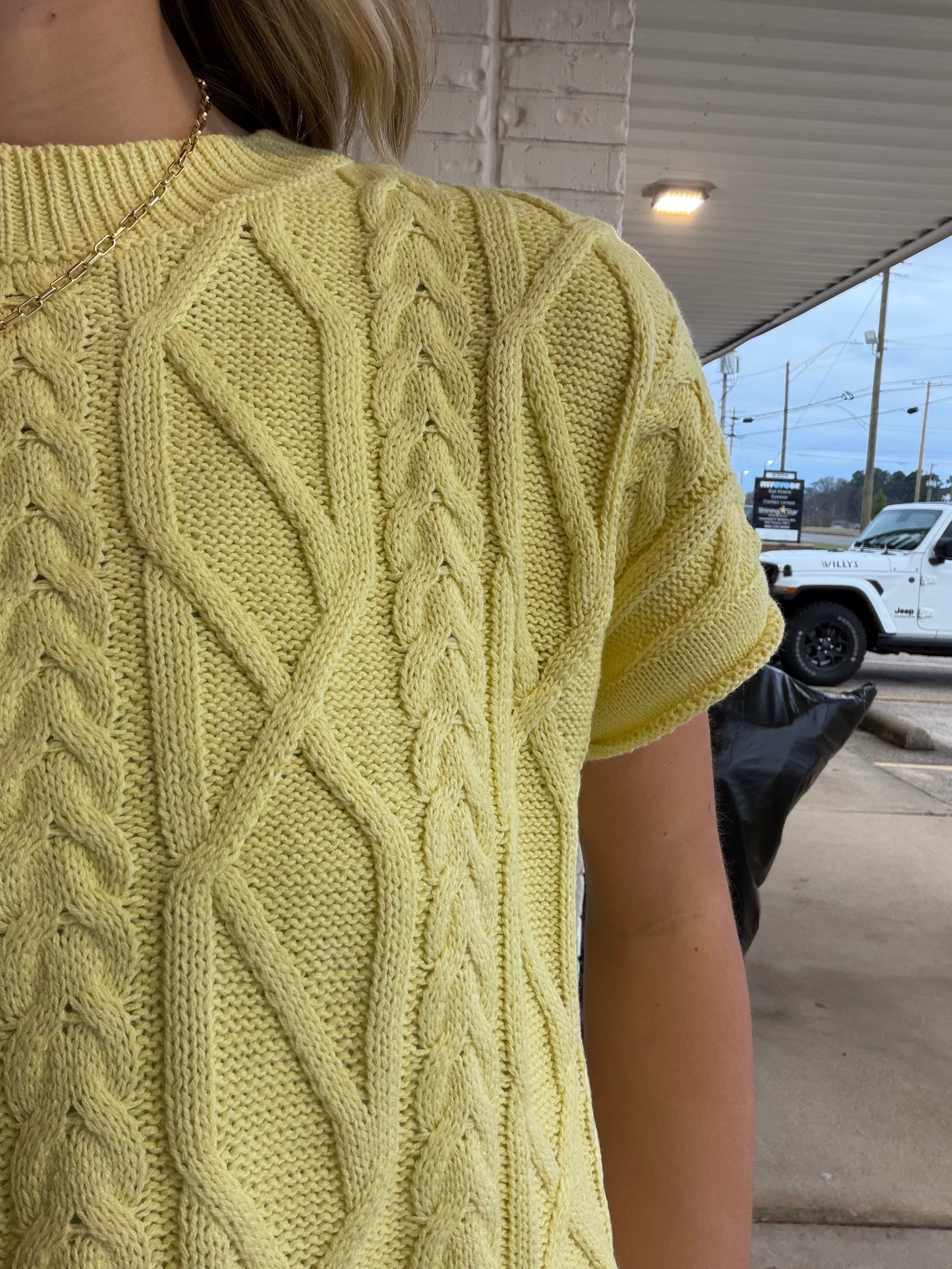 Entro Emmie Cable Knit Sweater