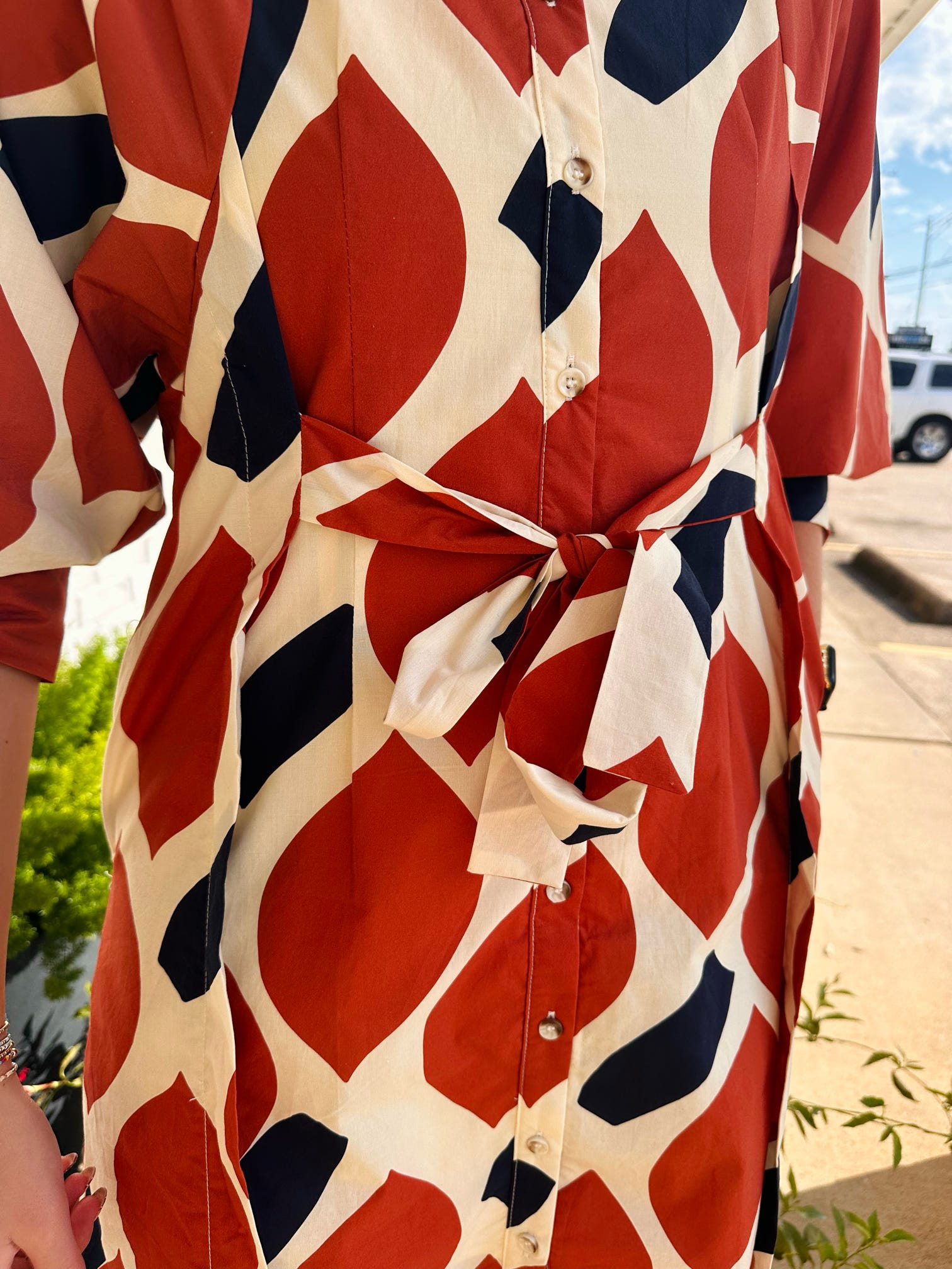 Autumn Tie Waist Dress