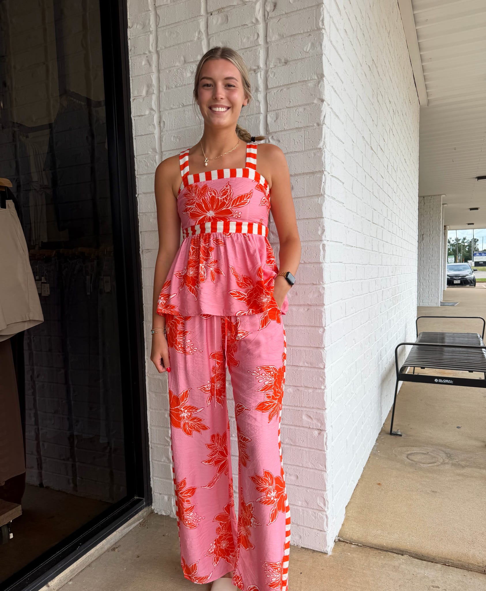 Paisley Entro Tank and Pants Set