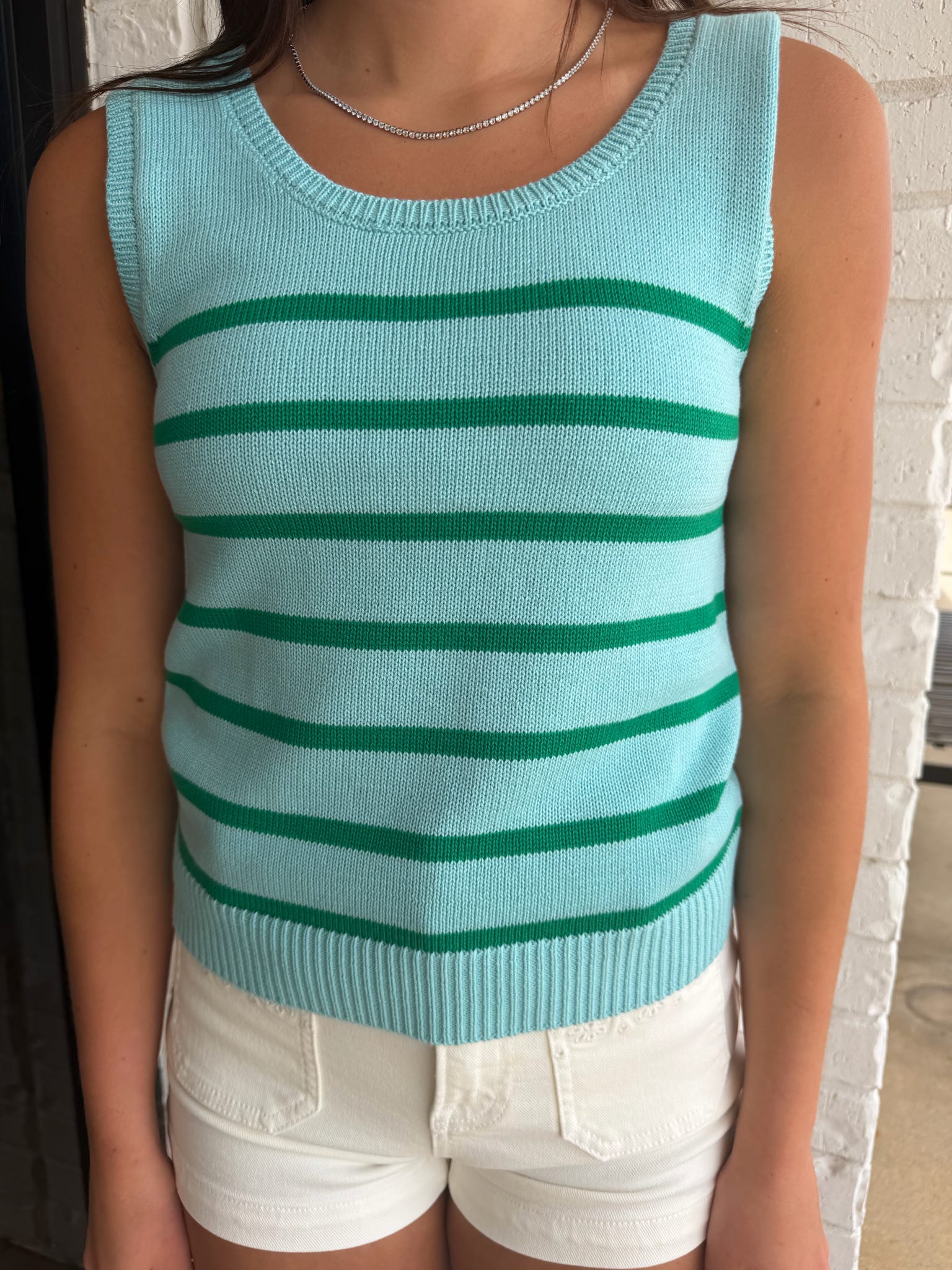 Entro Maggie Knit Stripe Tank