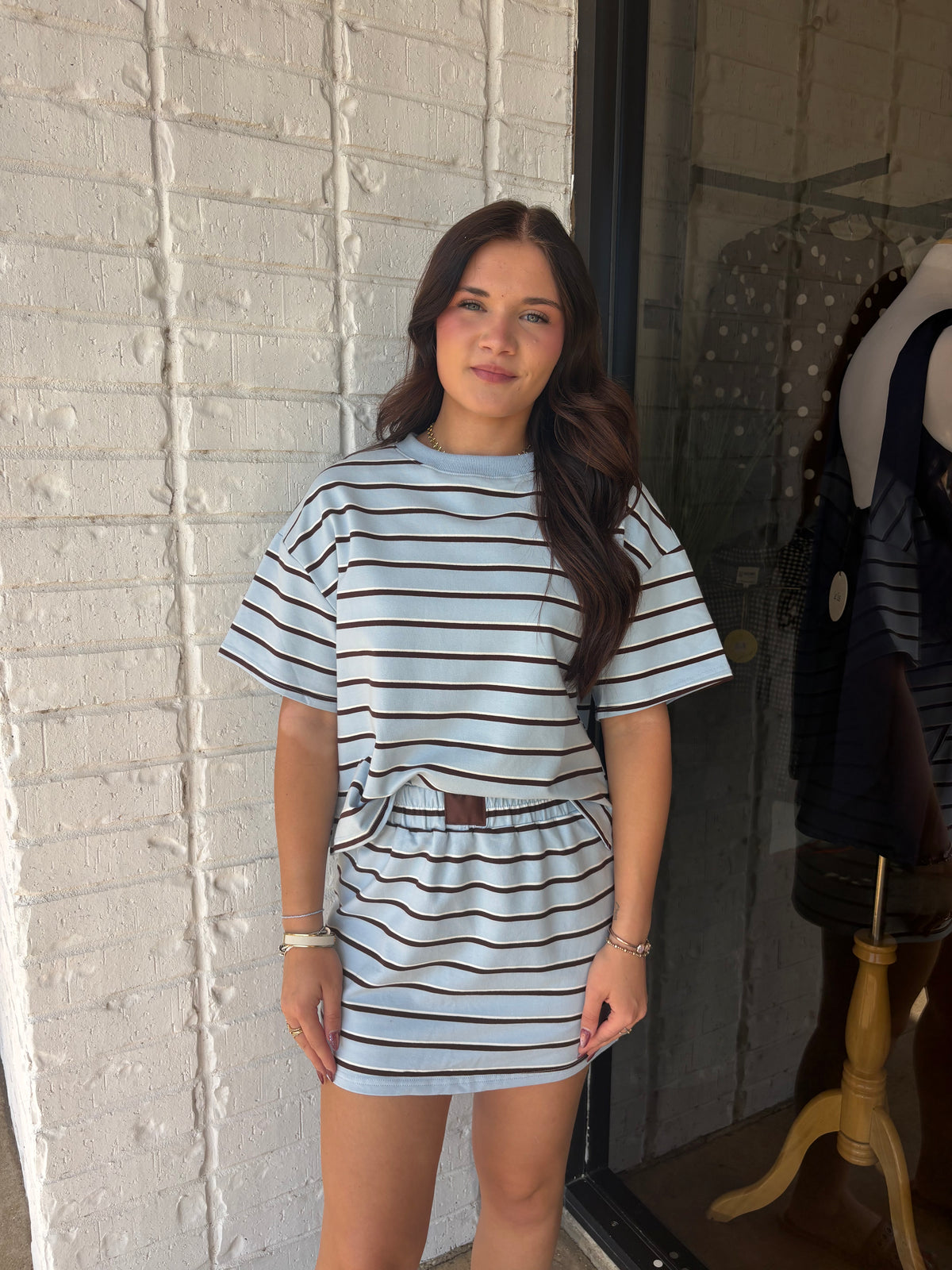 Rosie Striped Skort Set