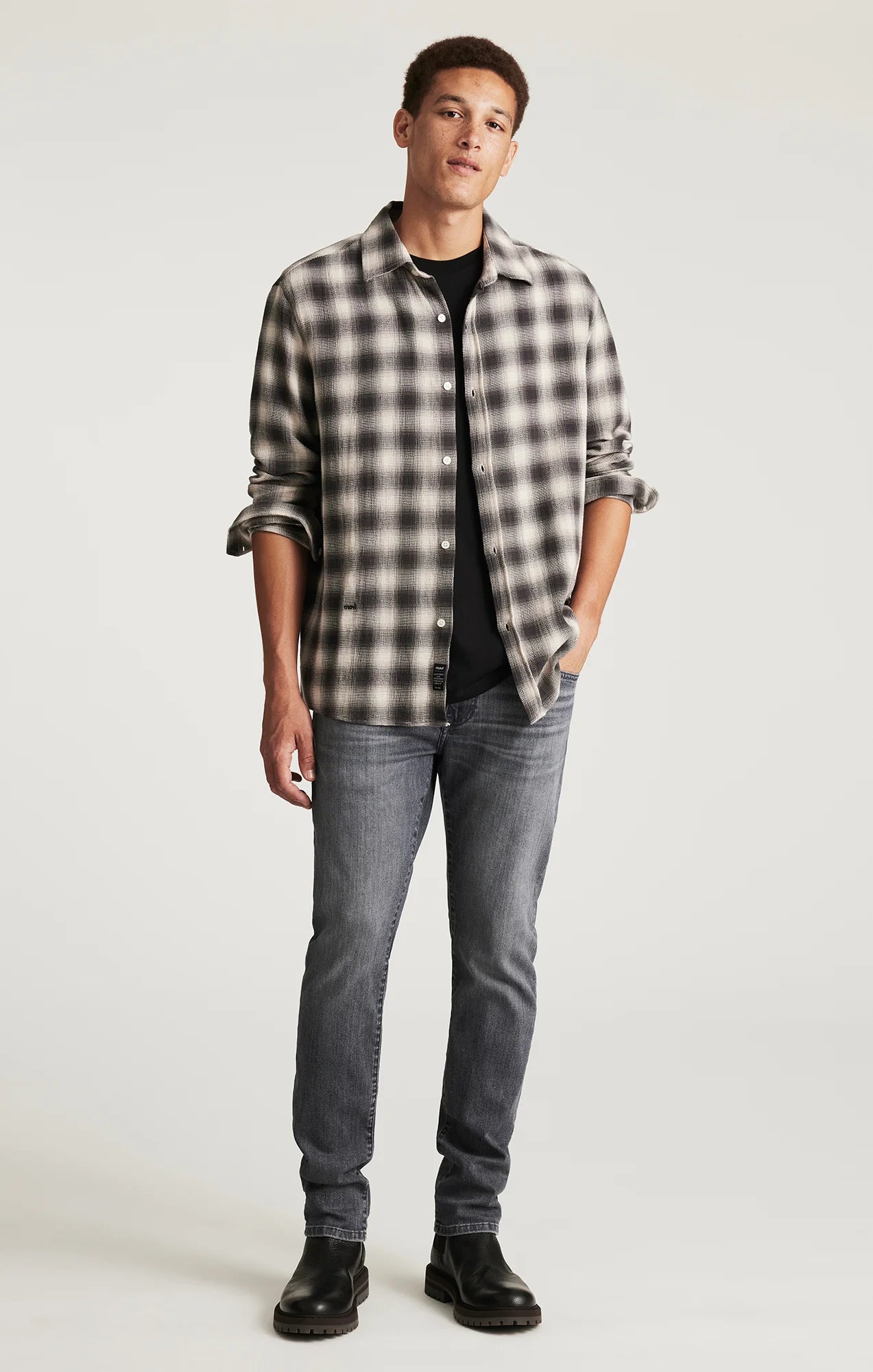 Mavi Casual Button Up Check Shirt