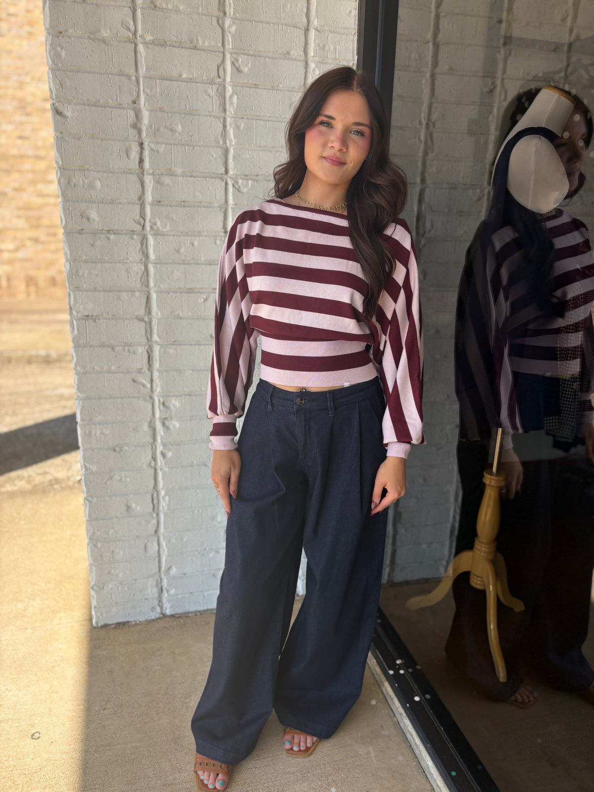 Risen  Slouchy Palazzo Jeans
