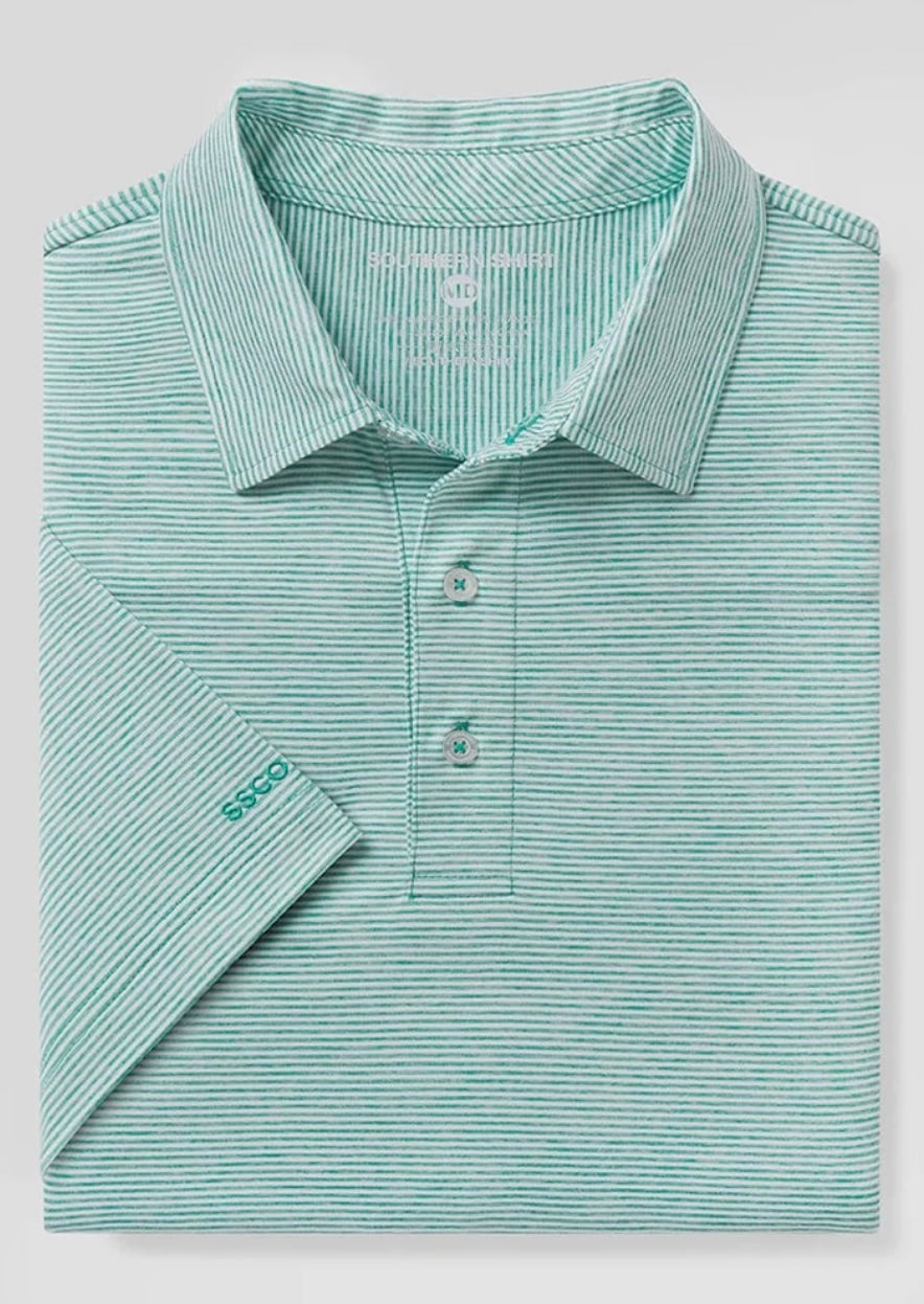 Southen Shirt Heather Madison Stripe Polo