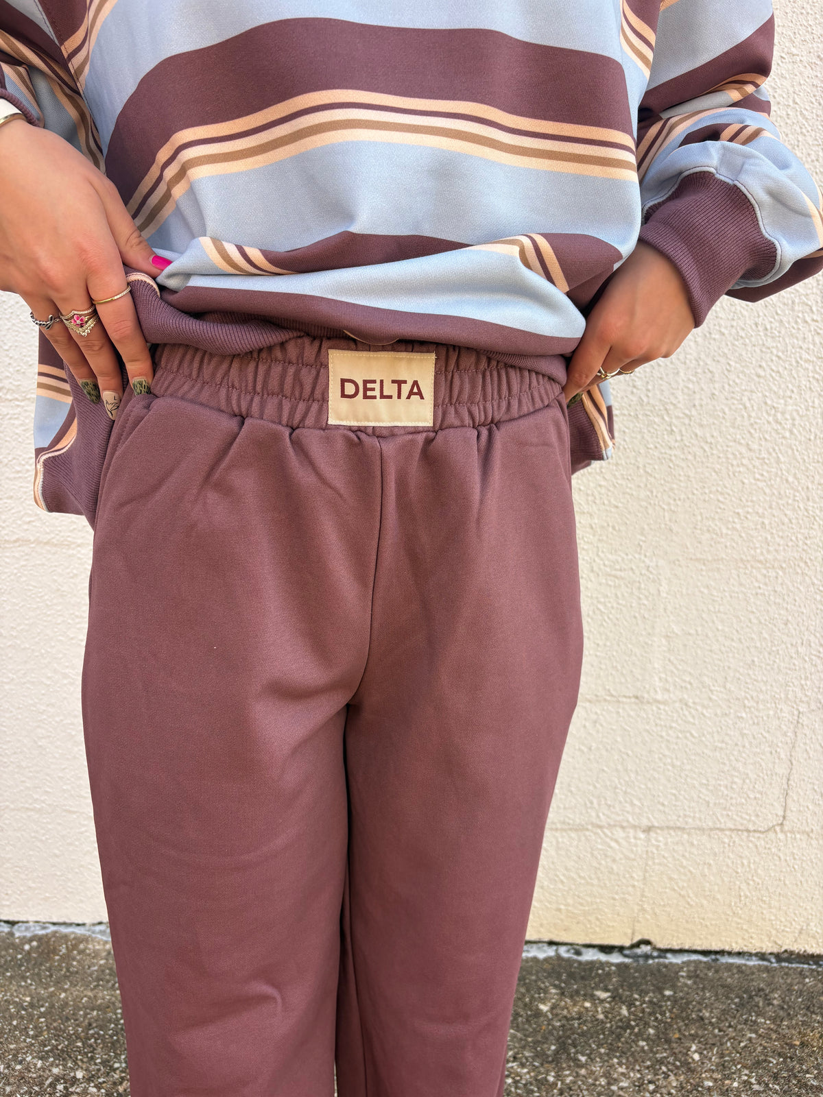 Delta Mockneck and Pant Set