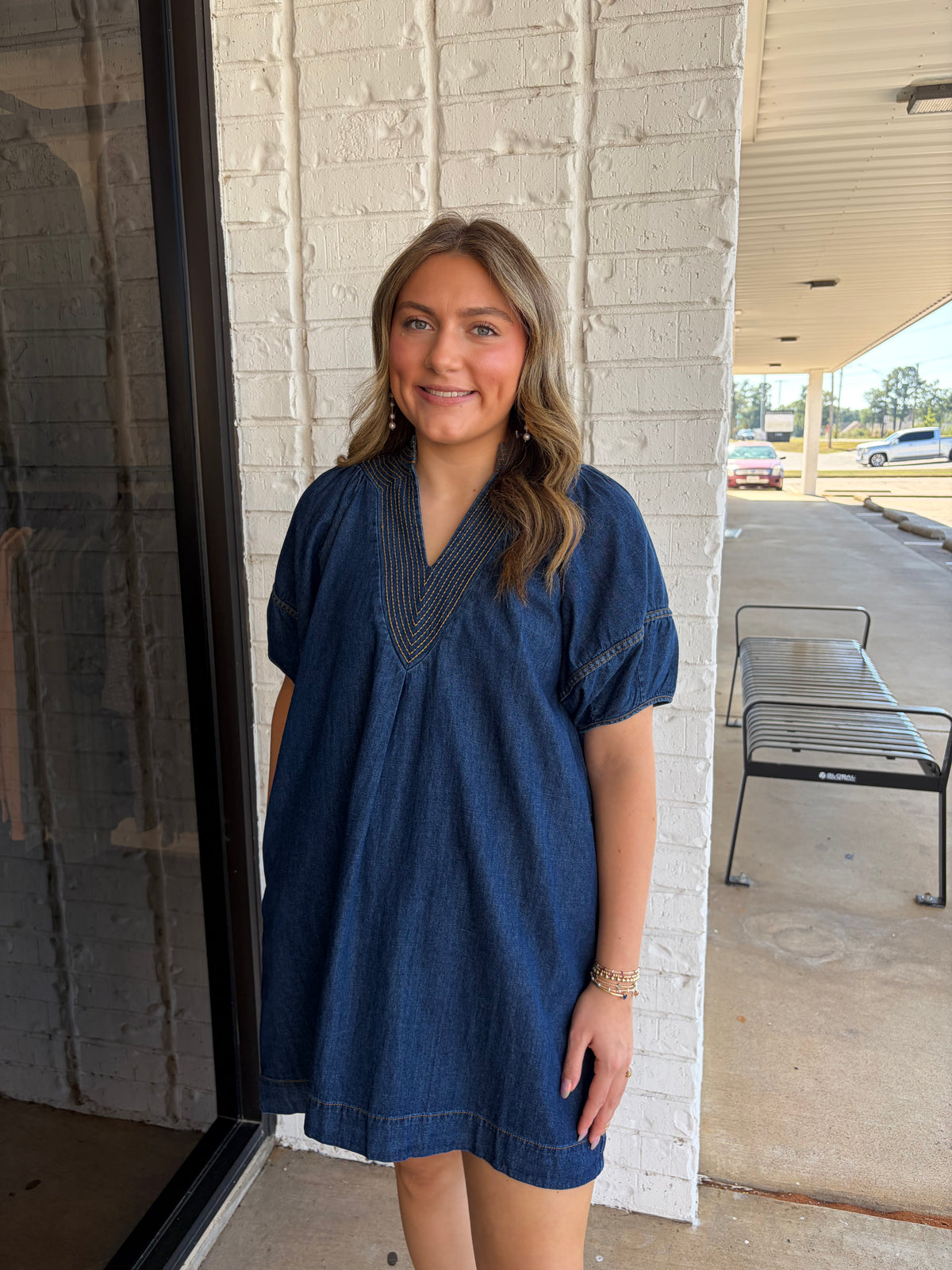 Dolly Denim Mini Dress
