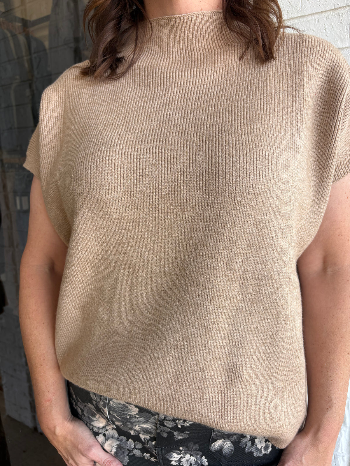 Marlee Mock Neck Sweater Top