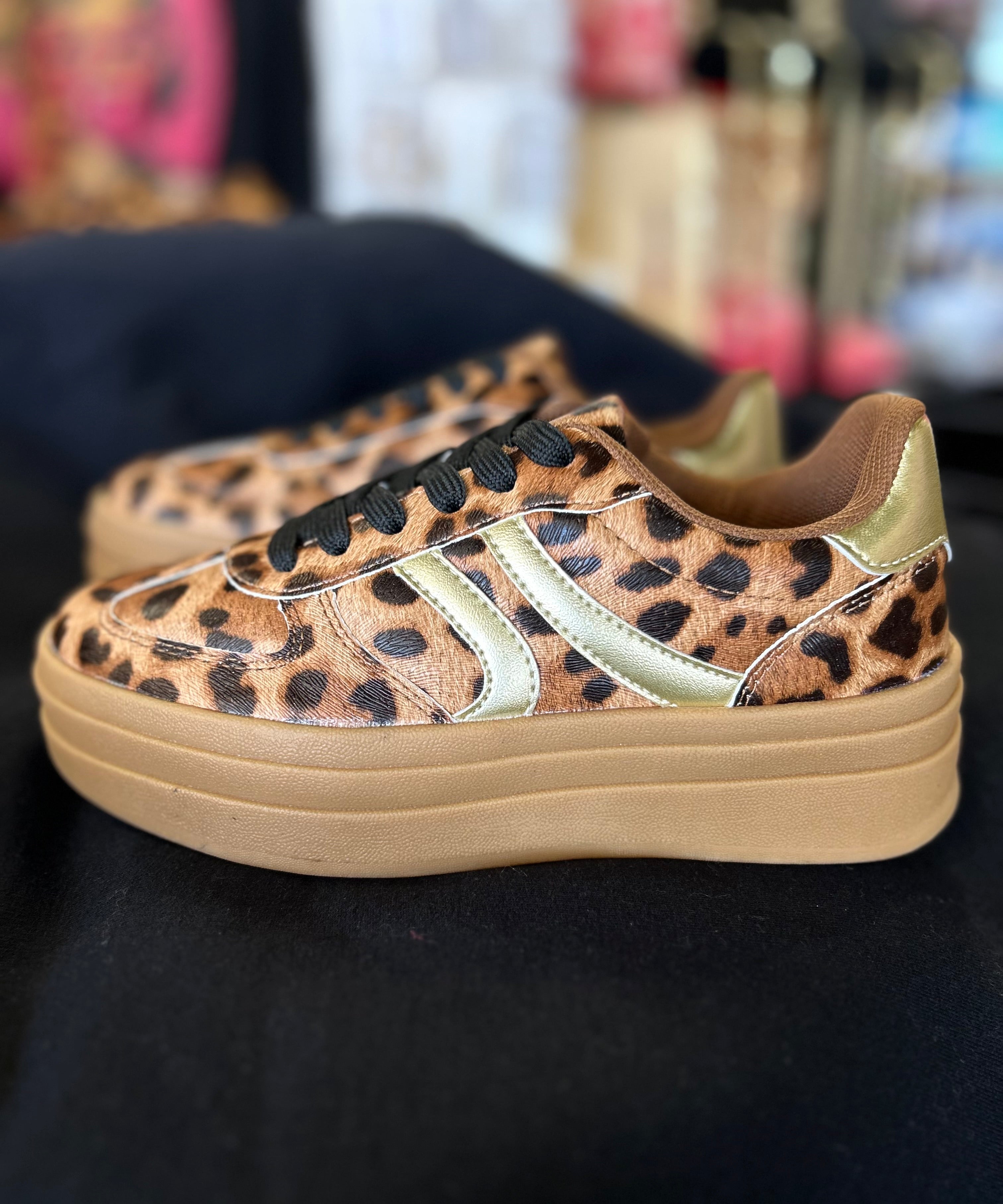 Gold Topping Sneakers!