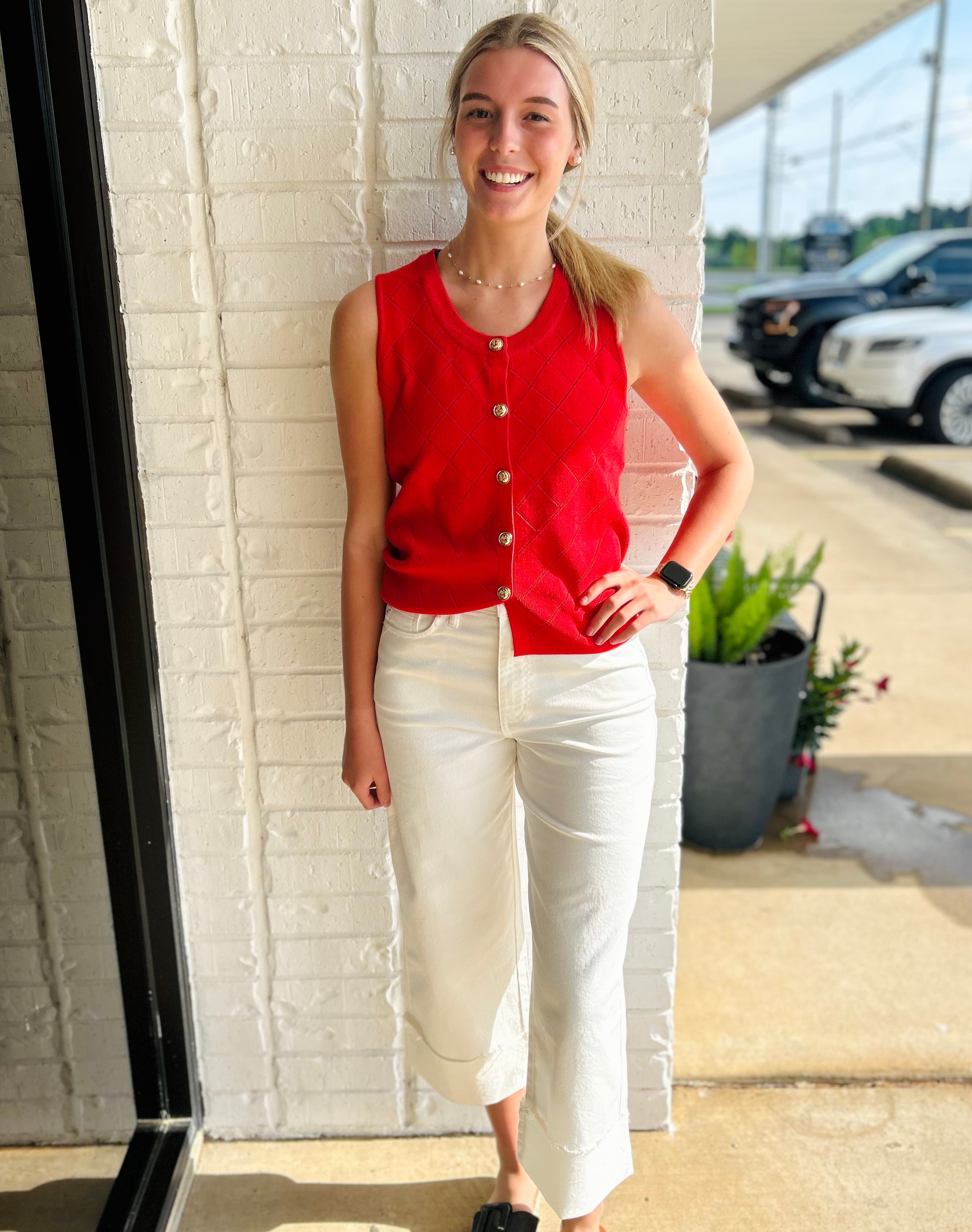 KanCan High Rise 90's Cropped Wide Leg Jeans