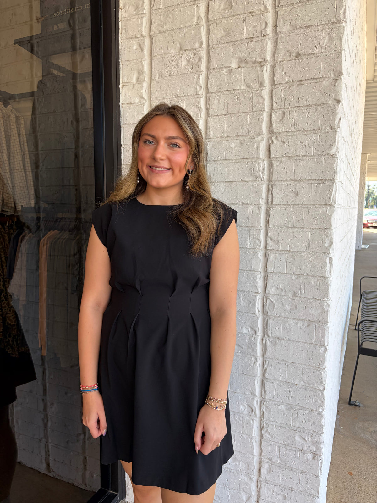 Riley Pleated Waist Dress