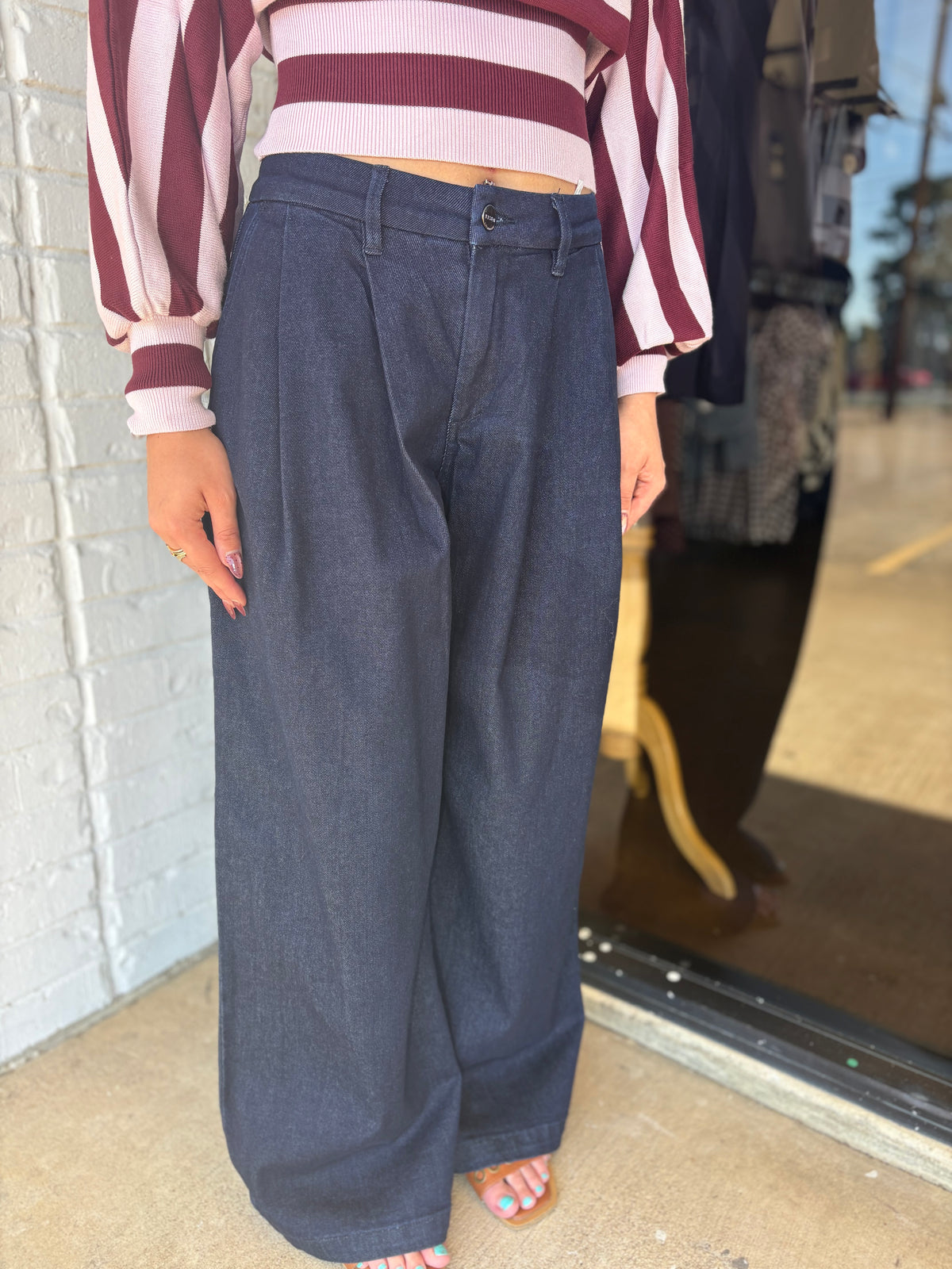 Risen  Slouchy Palazzo Jeans