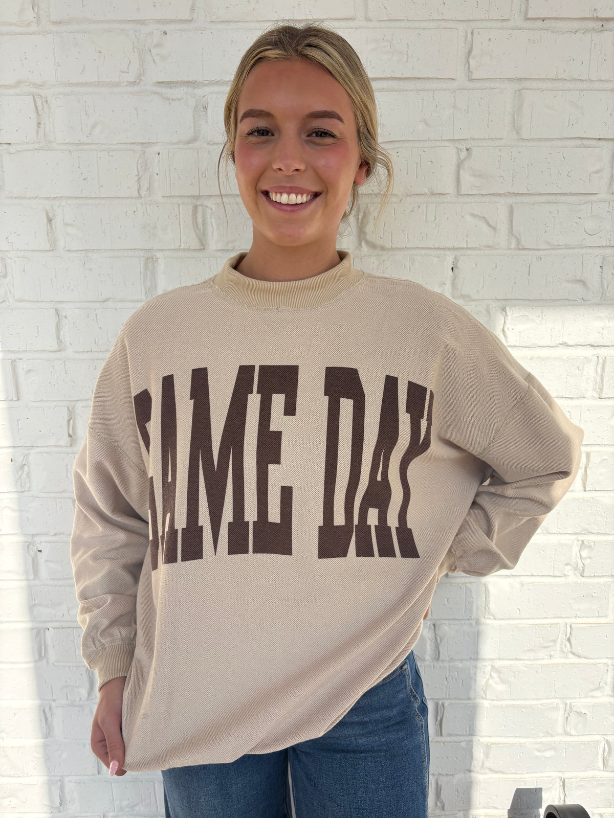 Gameday Football Mockneck