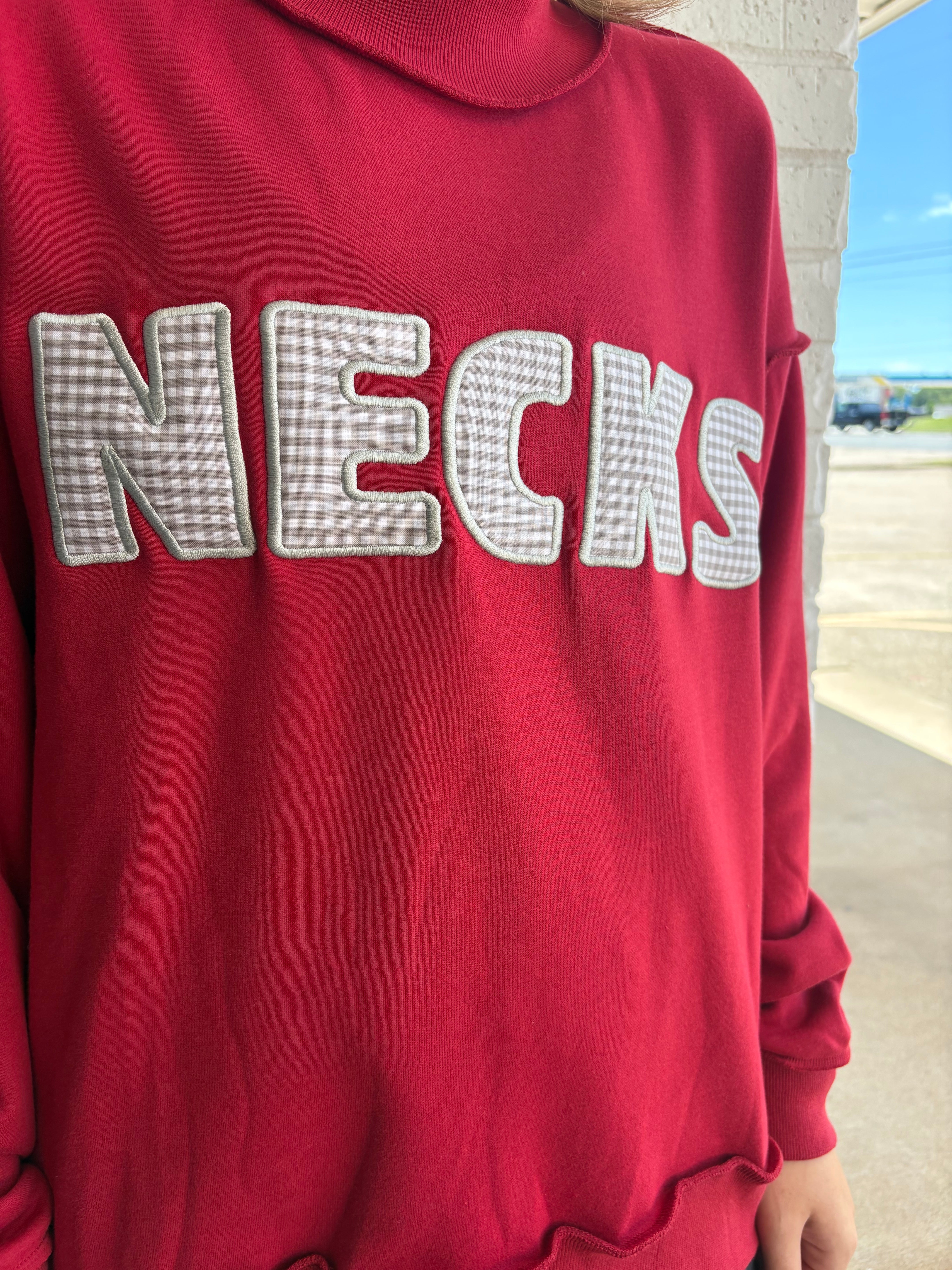 School Spirit Mockneck Sweatshirt