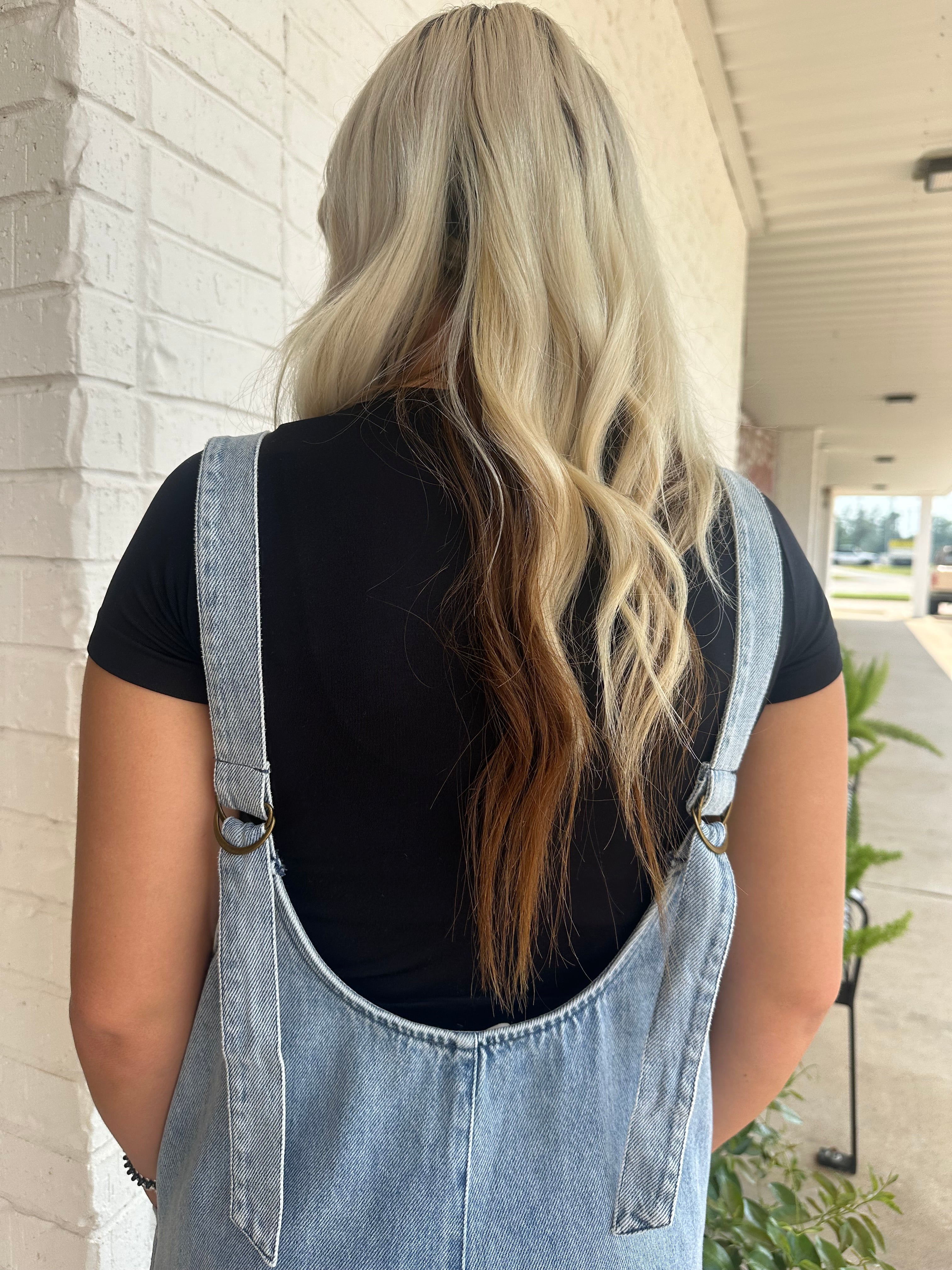 Shelby Scoop Neck Sleeveless Denim Jumpsuit