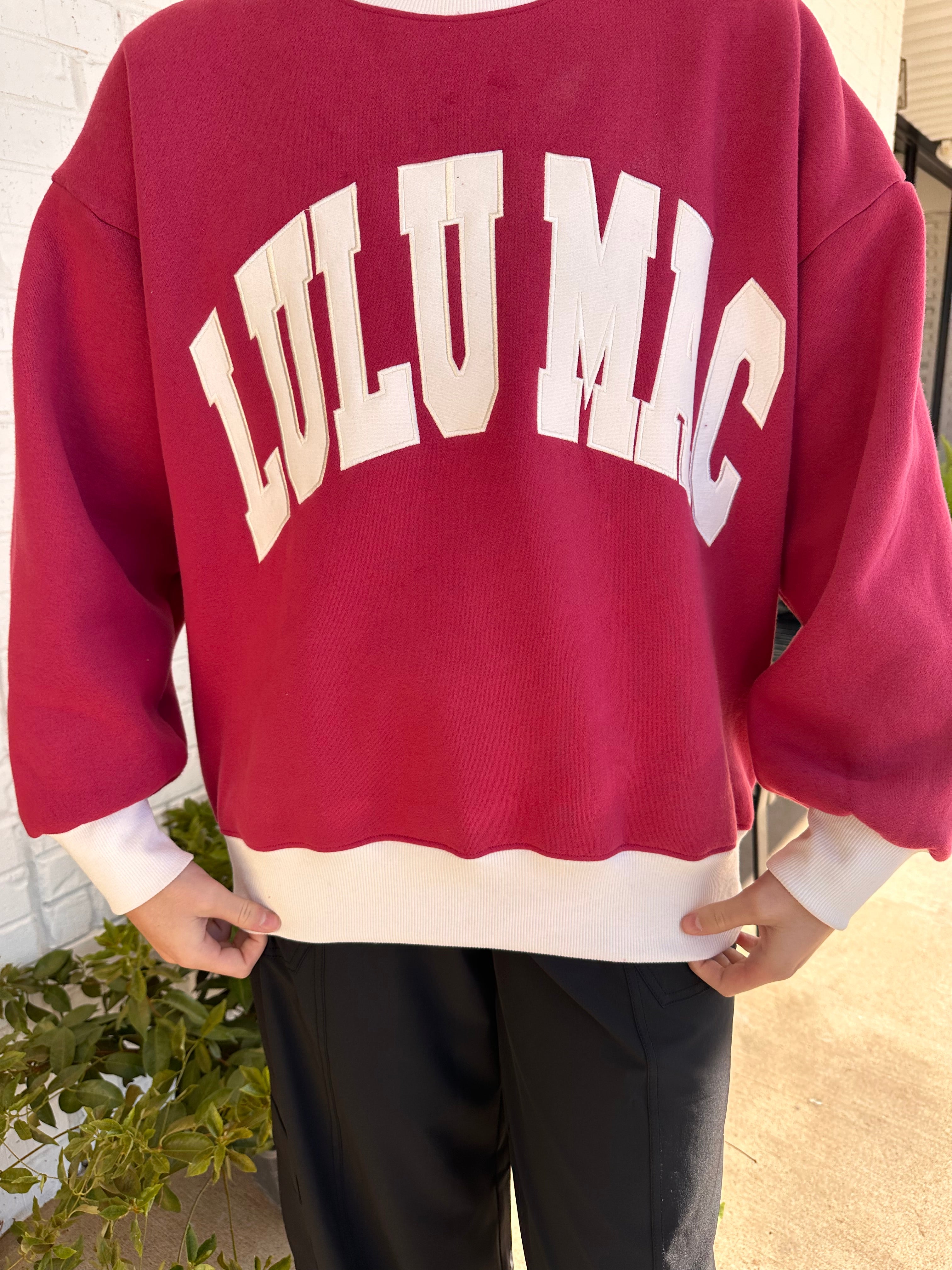 Lulu Mac Color Block Sweatshirt