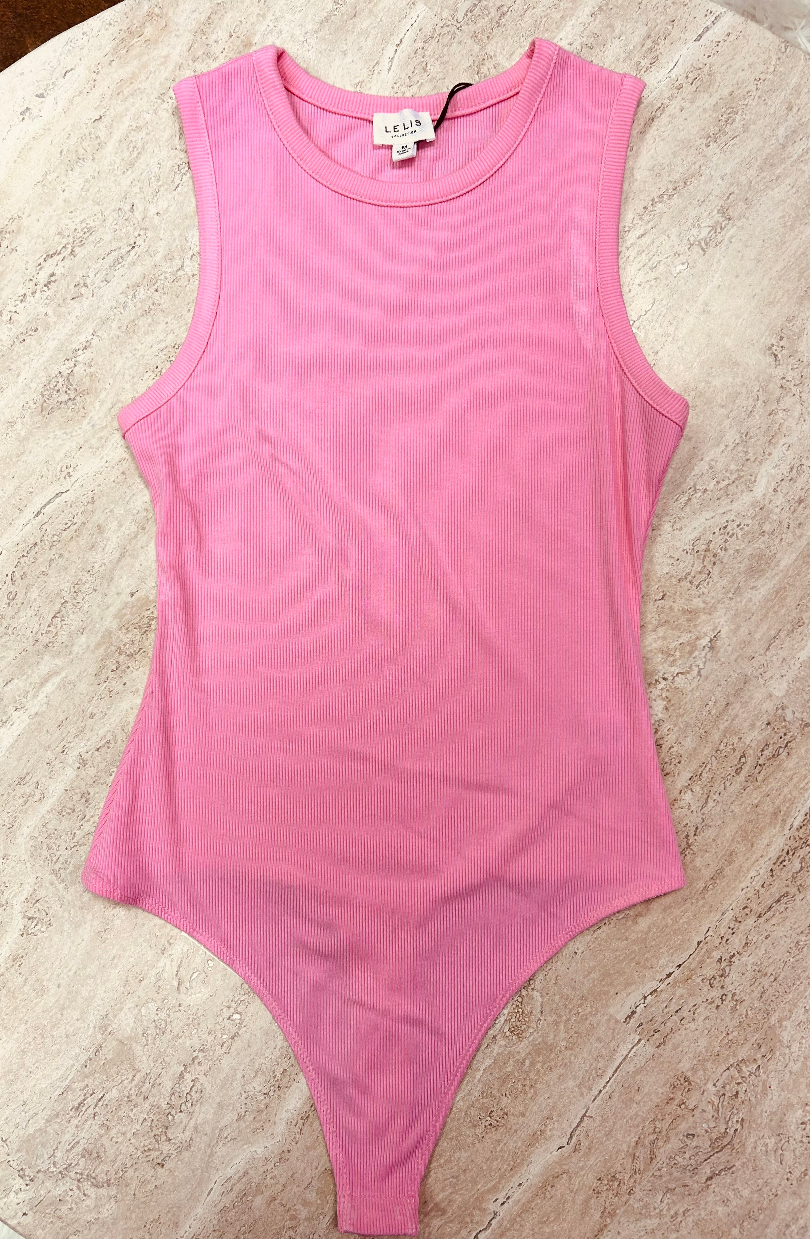 Round Neck Sleeveless Bodysuit