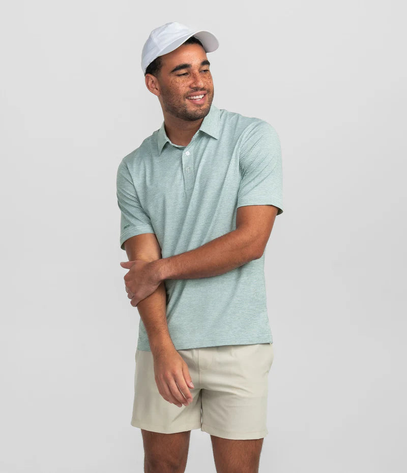 Southen Shirt Heather Madison Stripe Polo