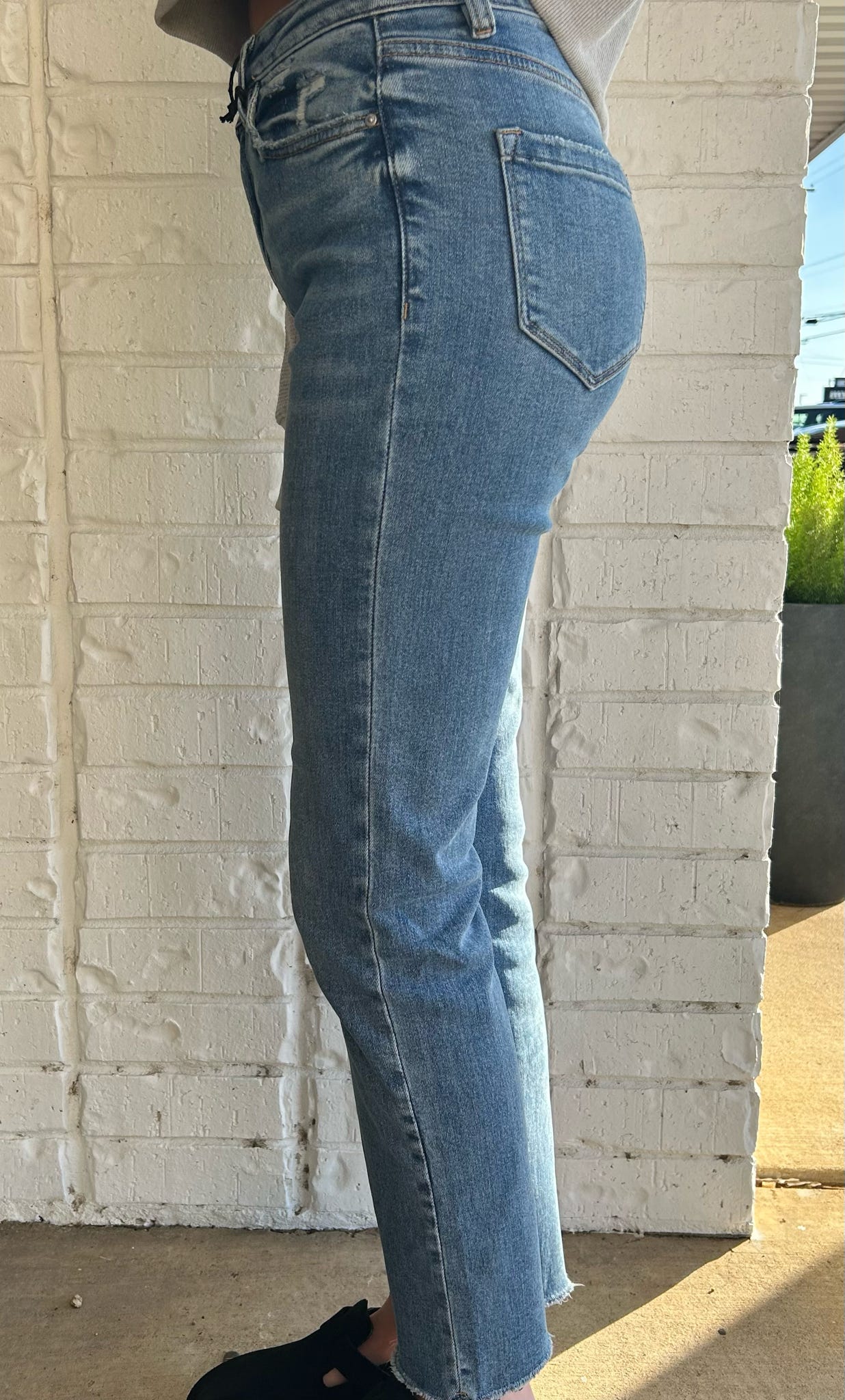 Orlando High Rise Straight Leg Jeans