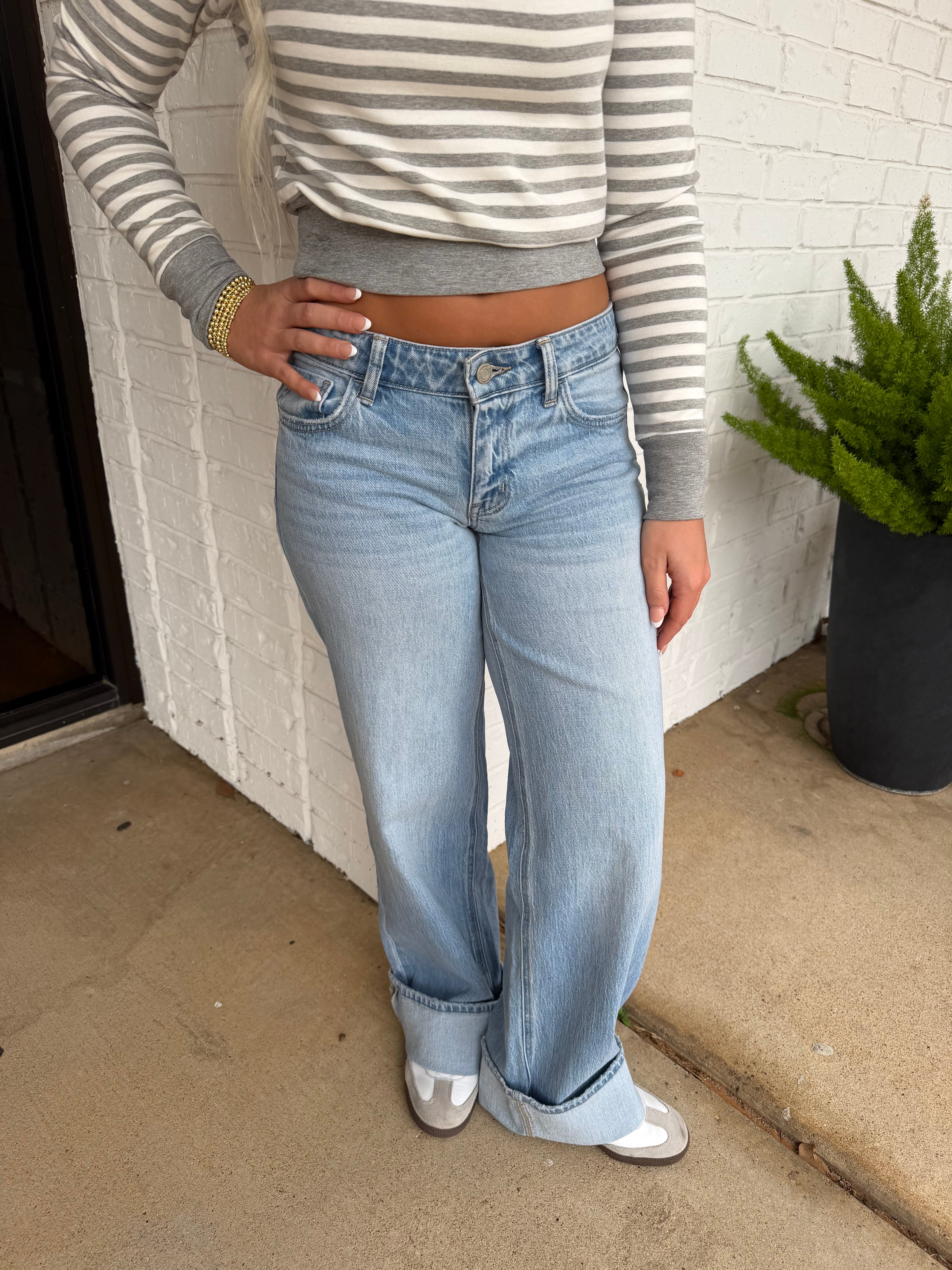 Vervet Low Rise Baggy Wideleg