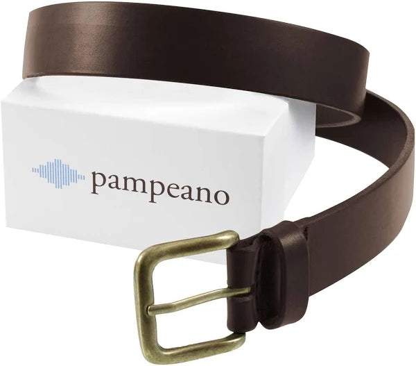 pampeano Plain Leather Belt